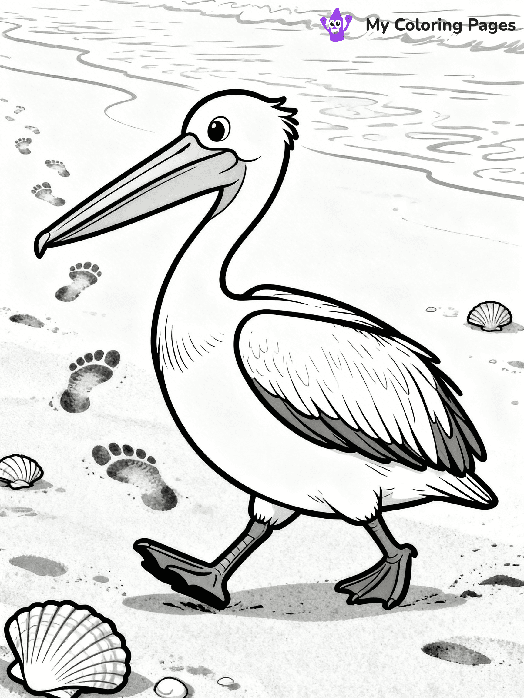 Pelican Coloring Pages - 14