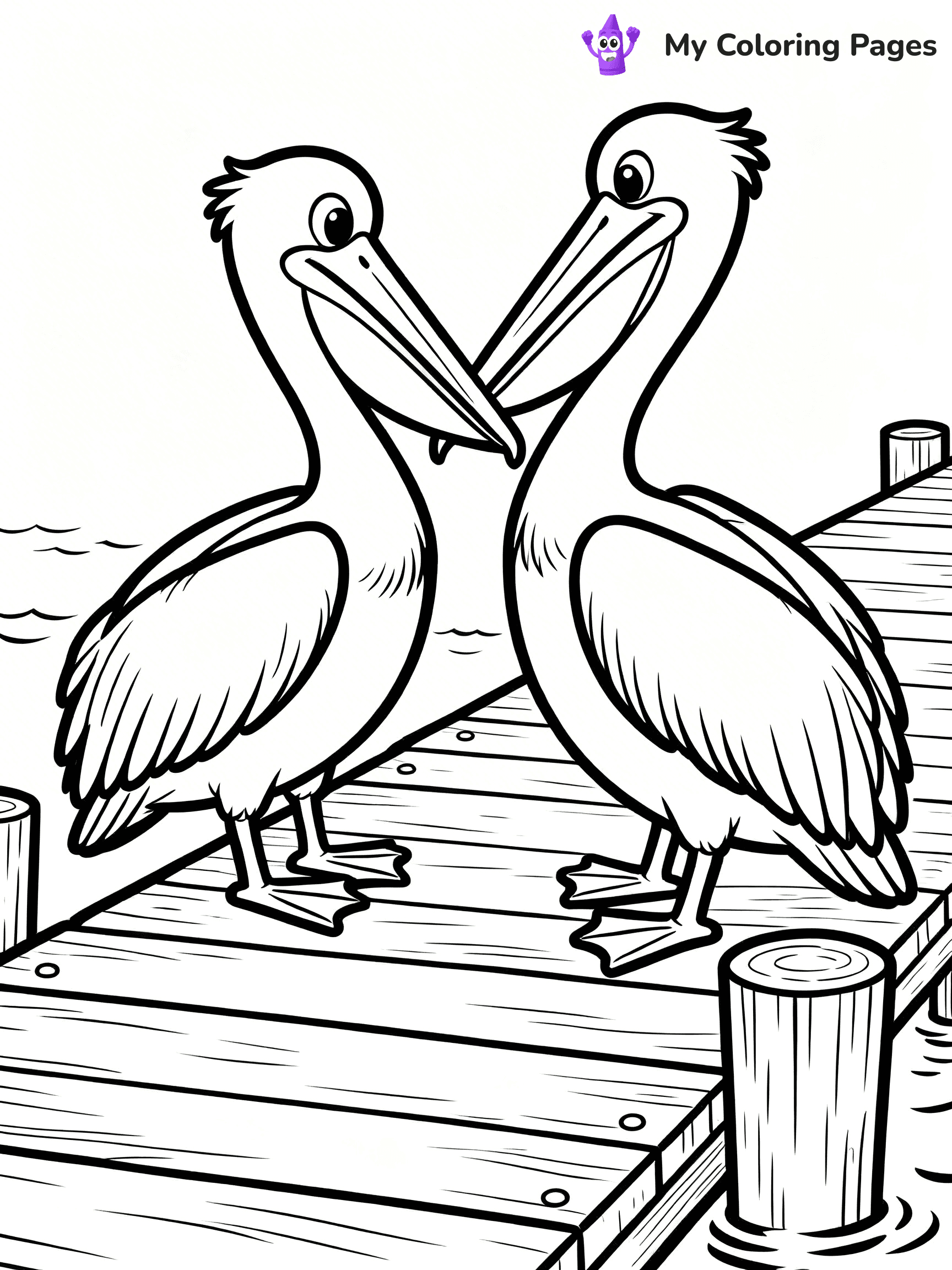 Pelican Coloring Pages - 13