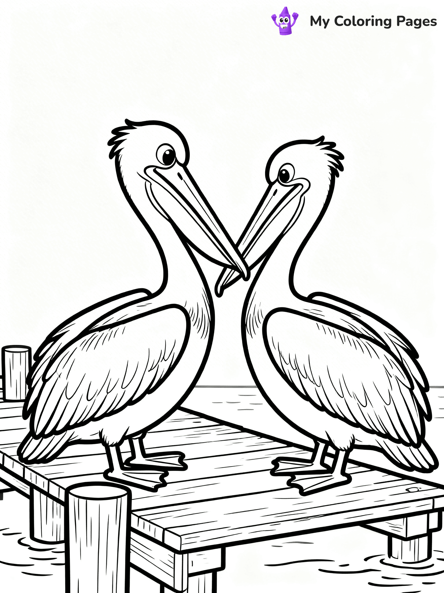 Pelican Coloring Pages - 12