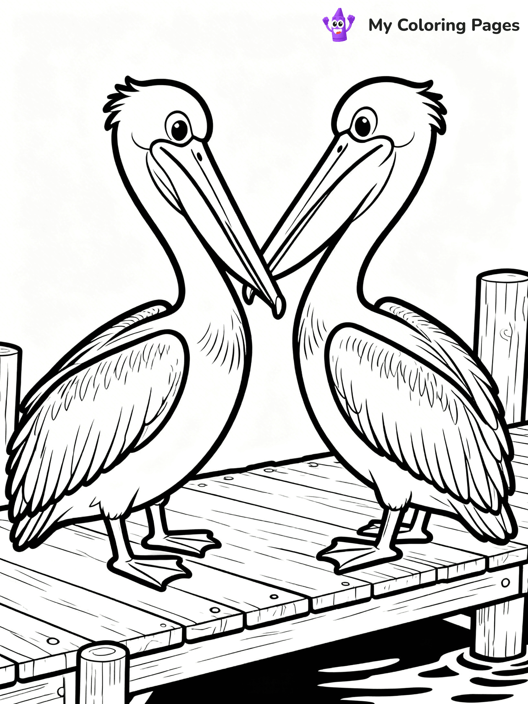 Pelican Coloring Pages - 11