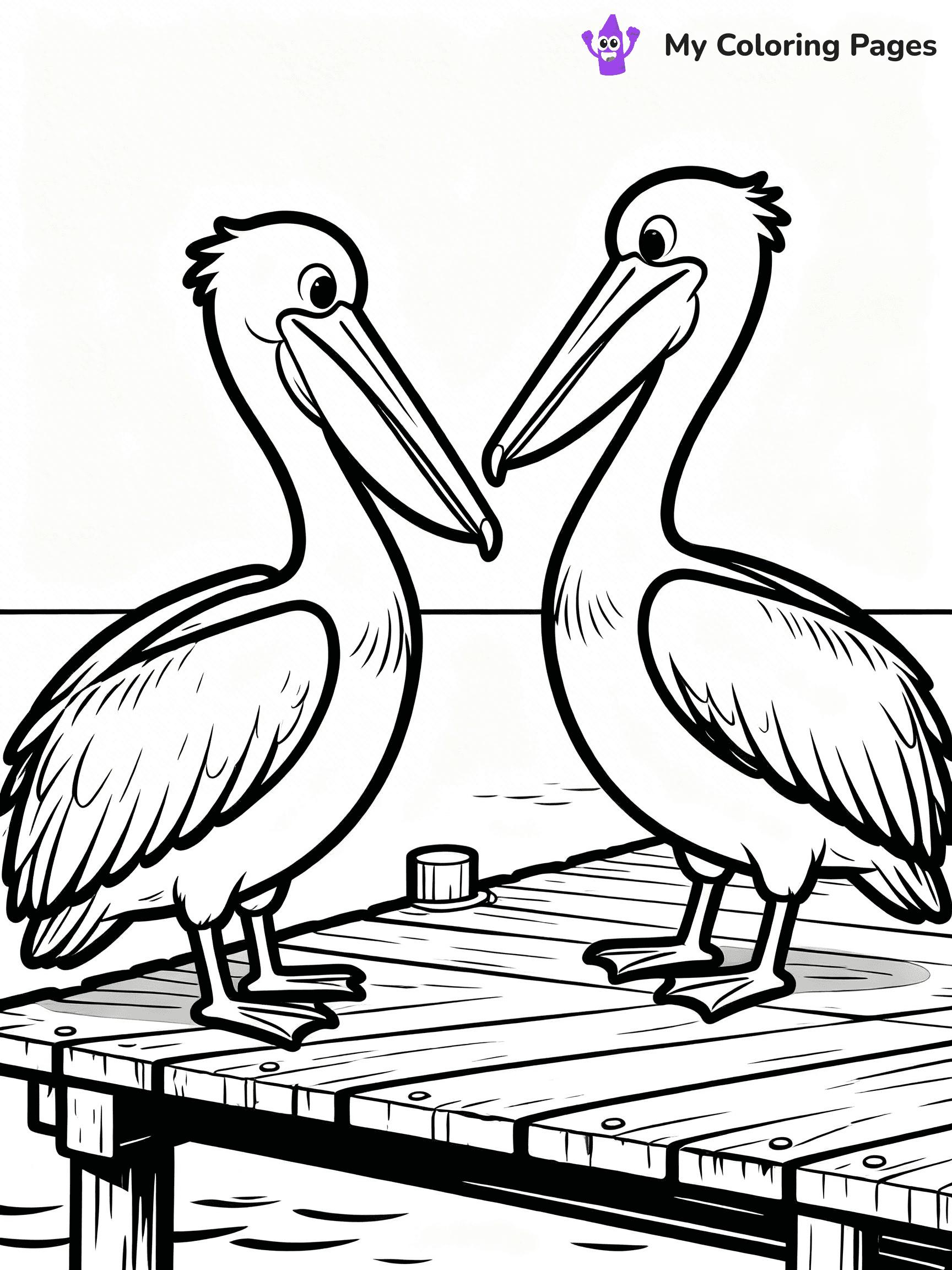 Pelican Coloring Pages - 10