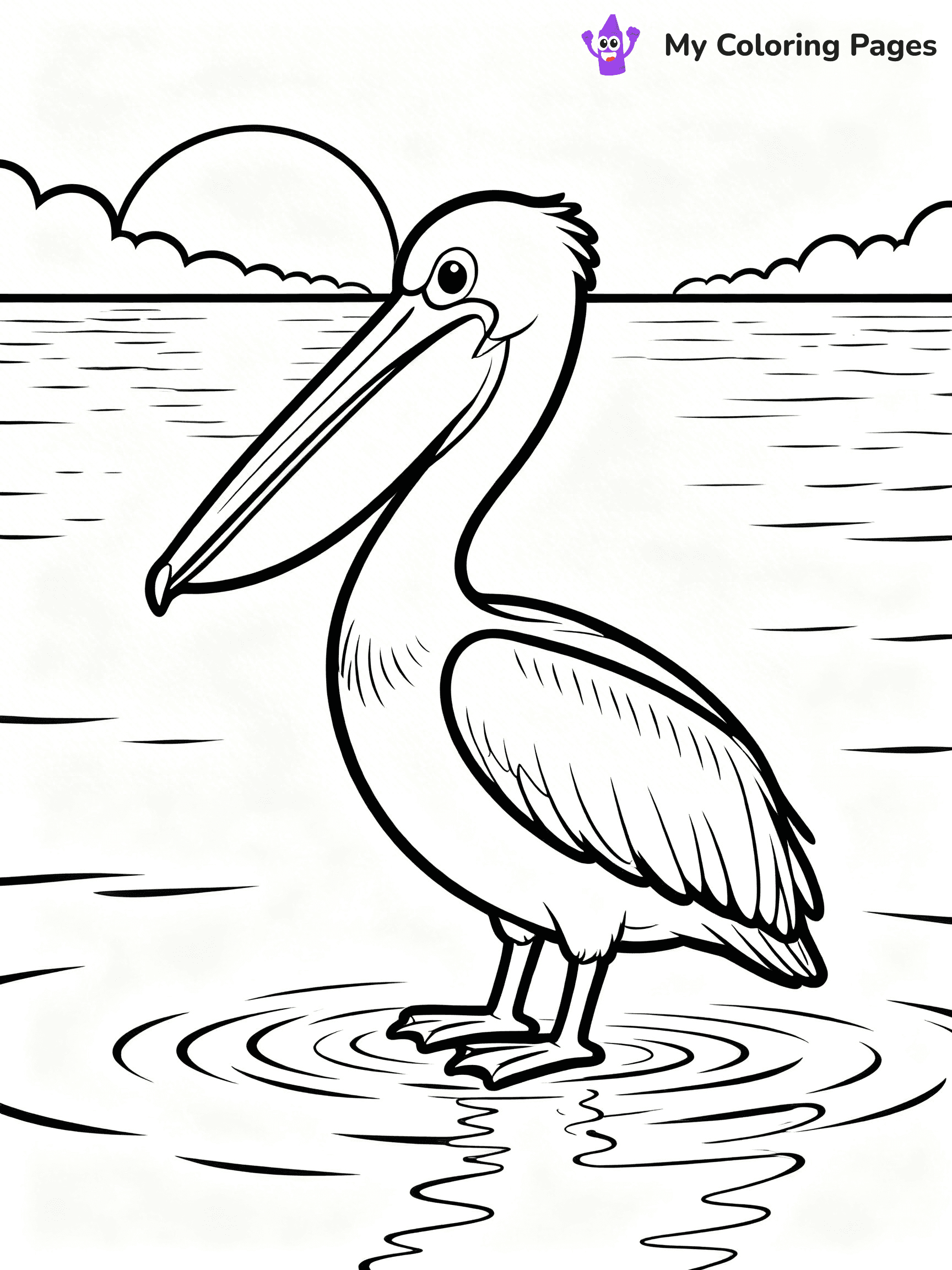 Pelican Coloring Pages - 6