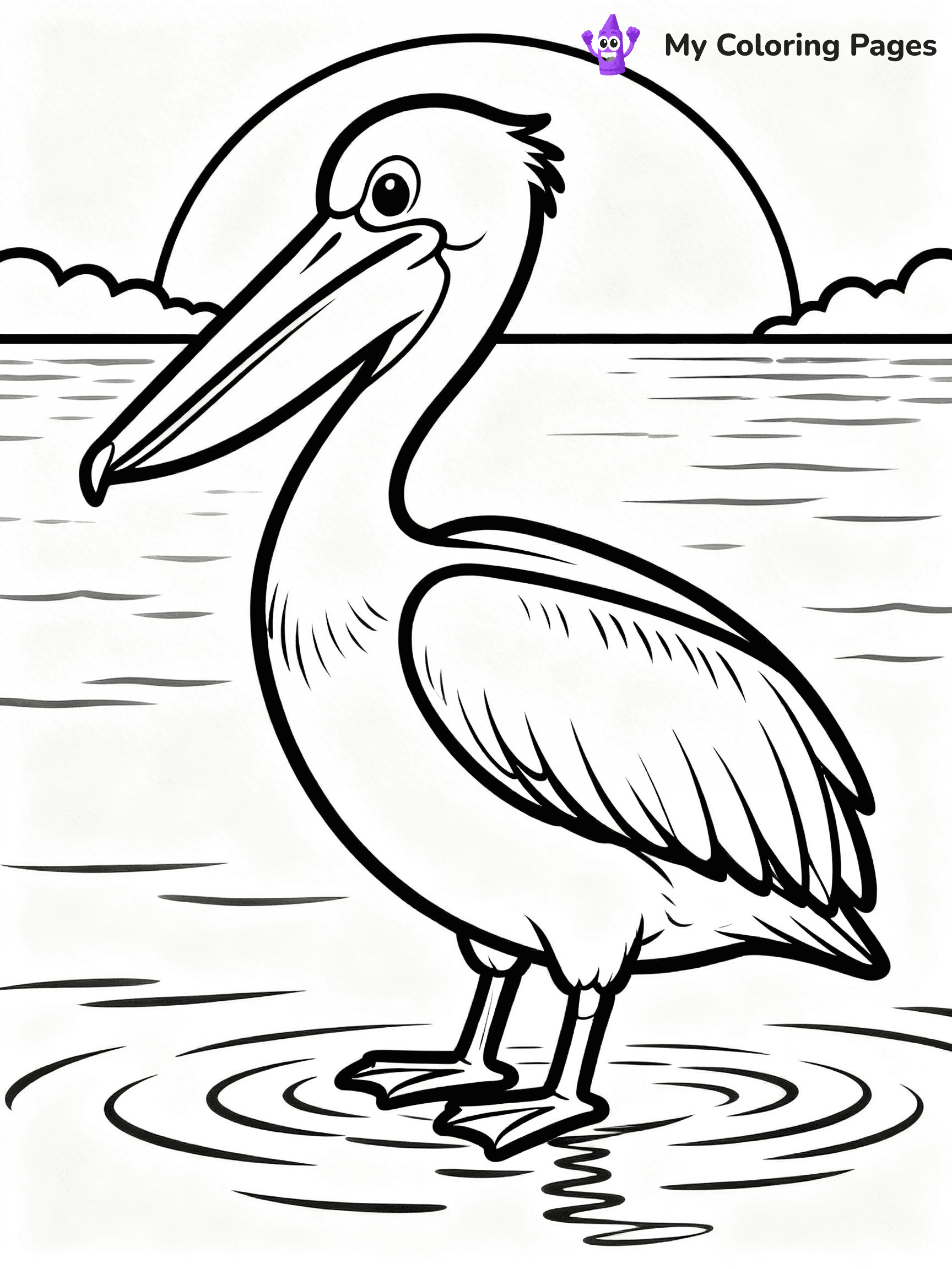 Pelican Coloring Pages - 5
