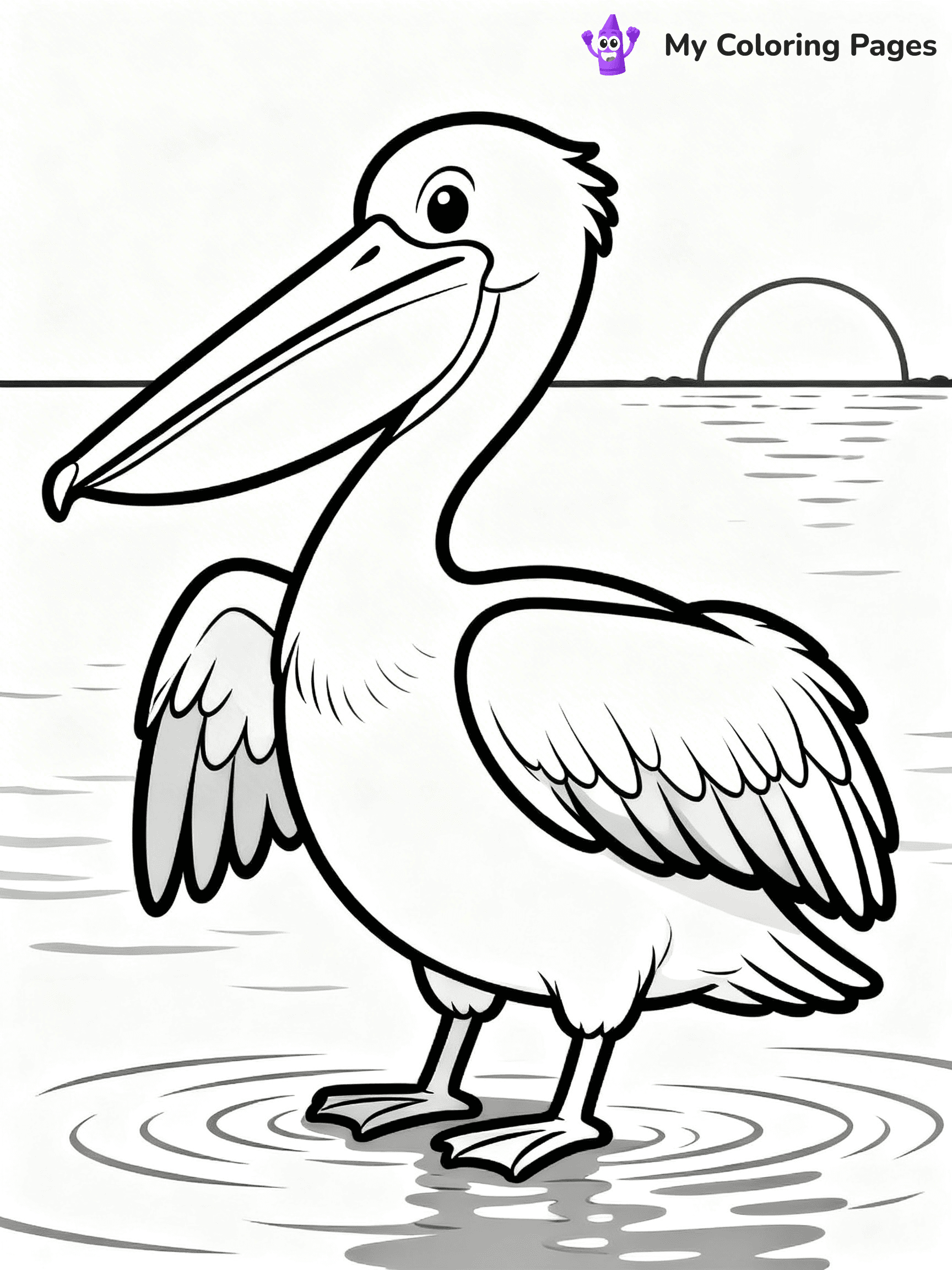 Pelican Coloring Pages - 3