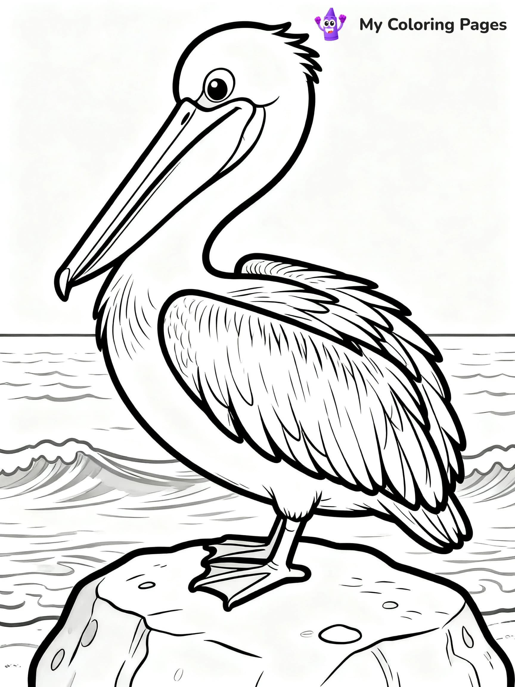 Pelican Coloring Pages - 24