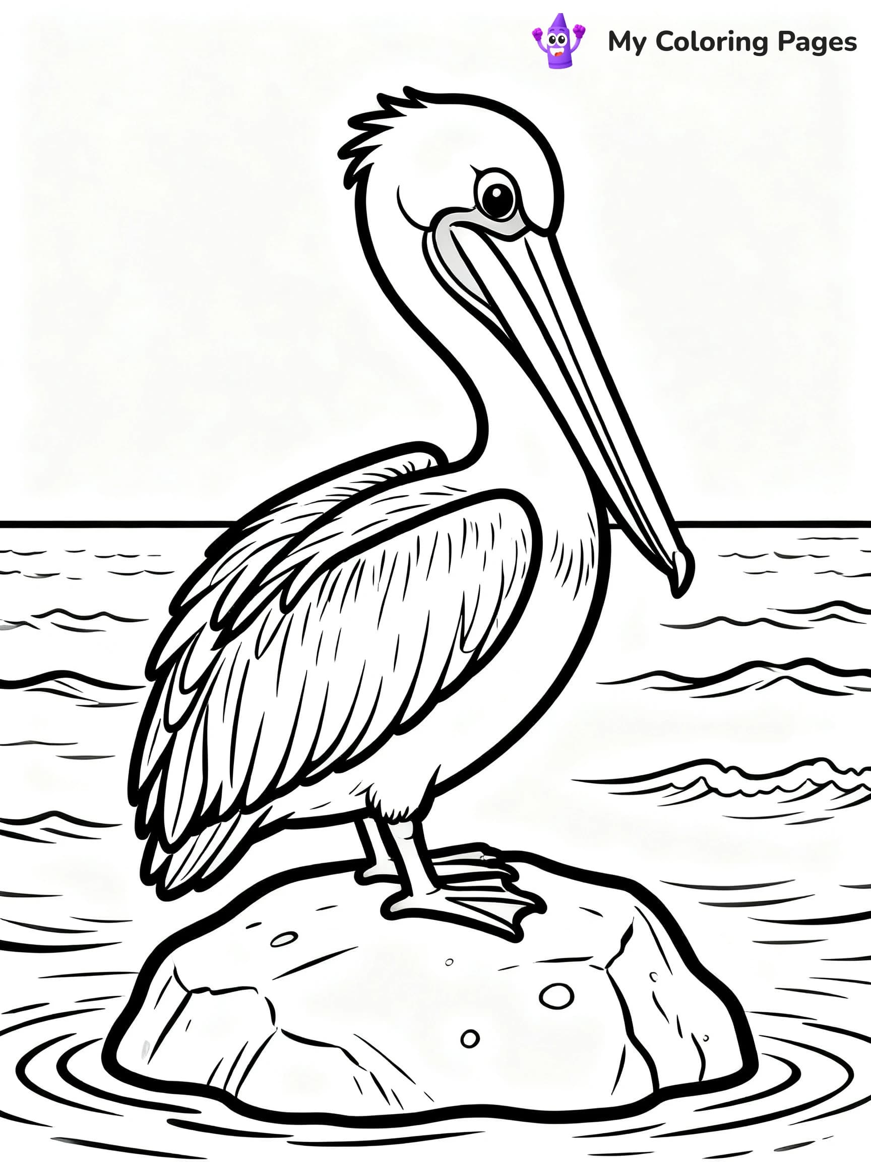 Pelican Coloring Pages - 23