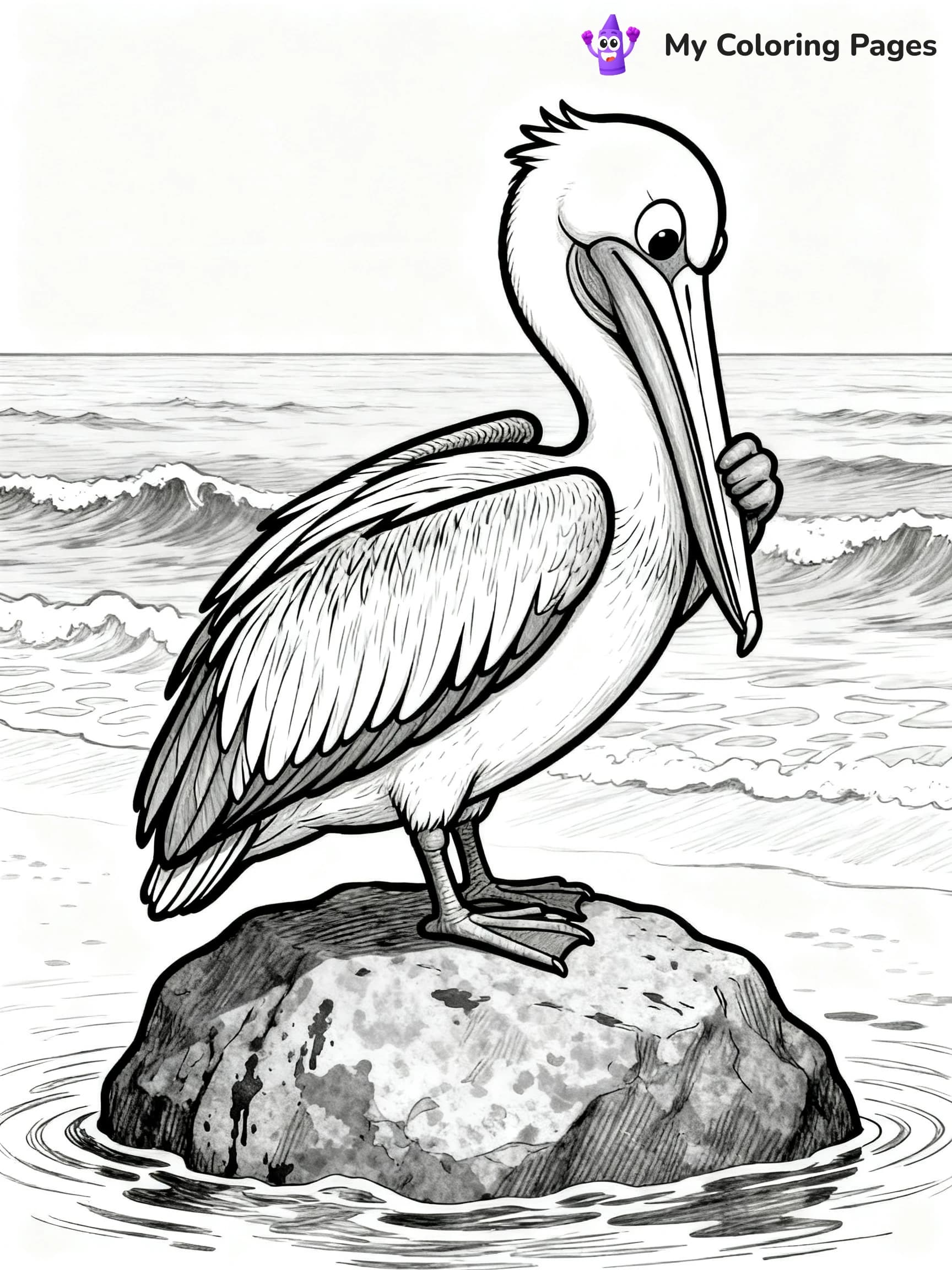 Pelican Coloring Pages - 22