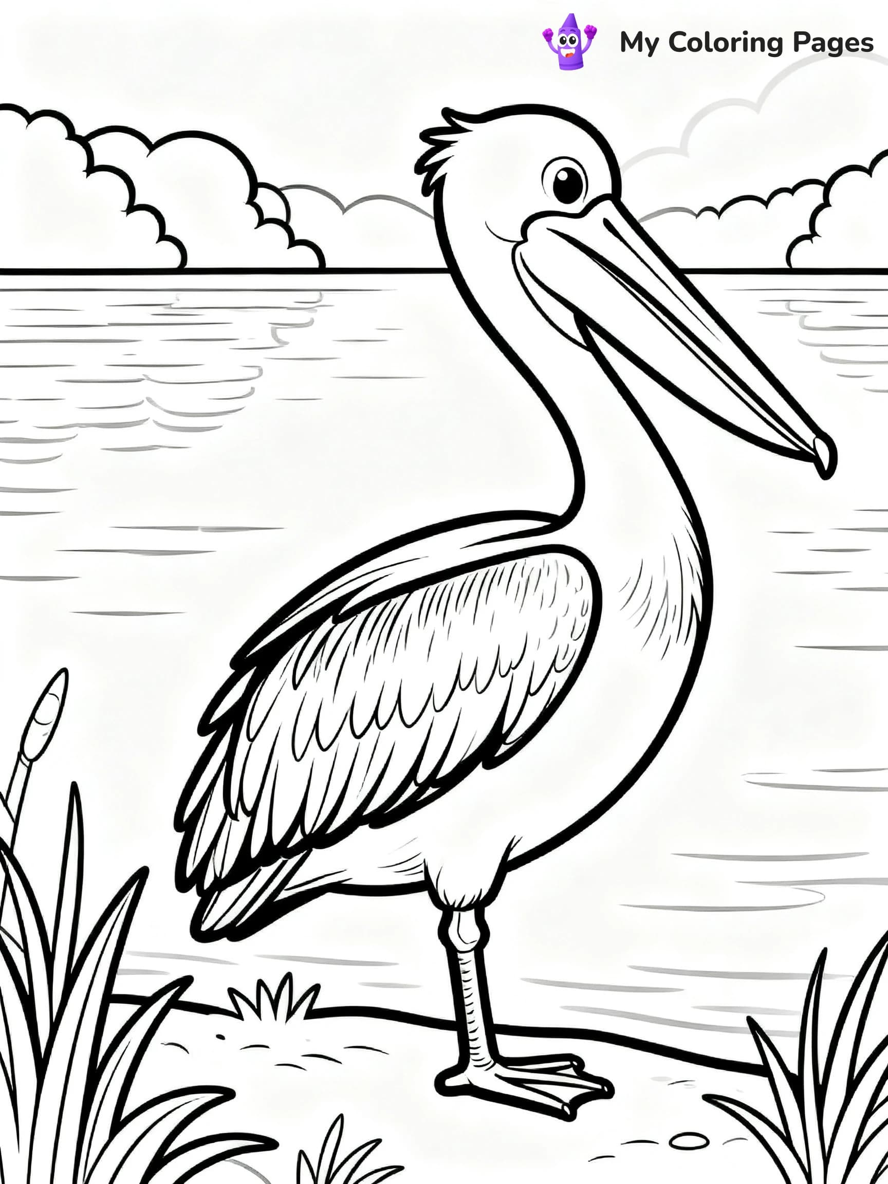 Pelican Coloring Pages - 13