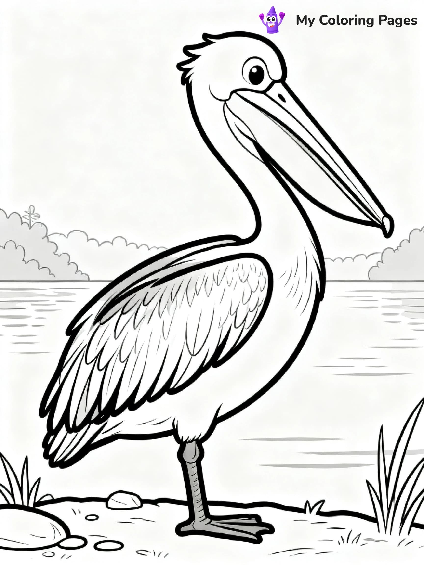 Pelican Coloring Pages - 10