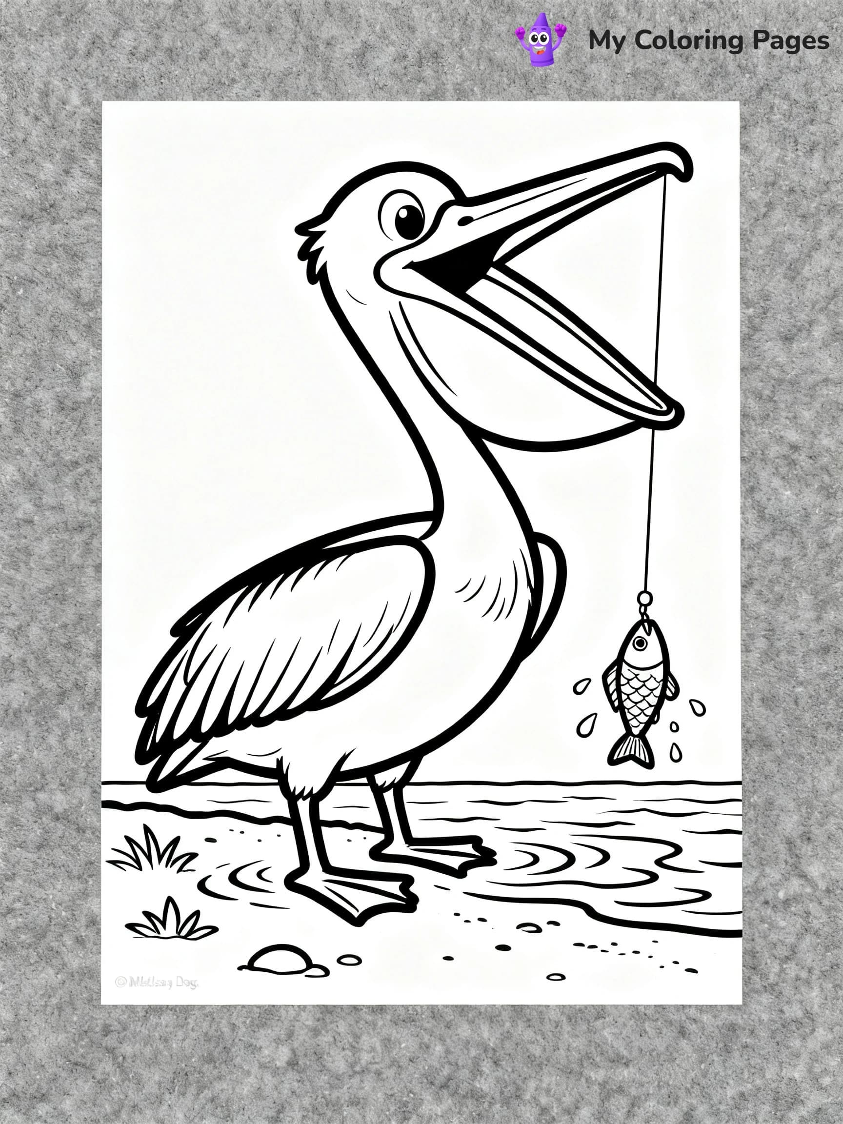 Pelican Coloring Pages - 4