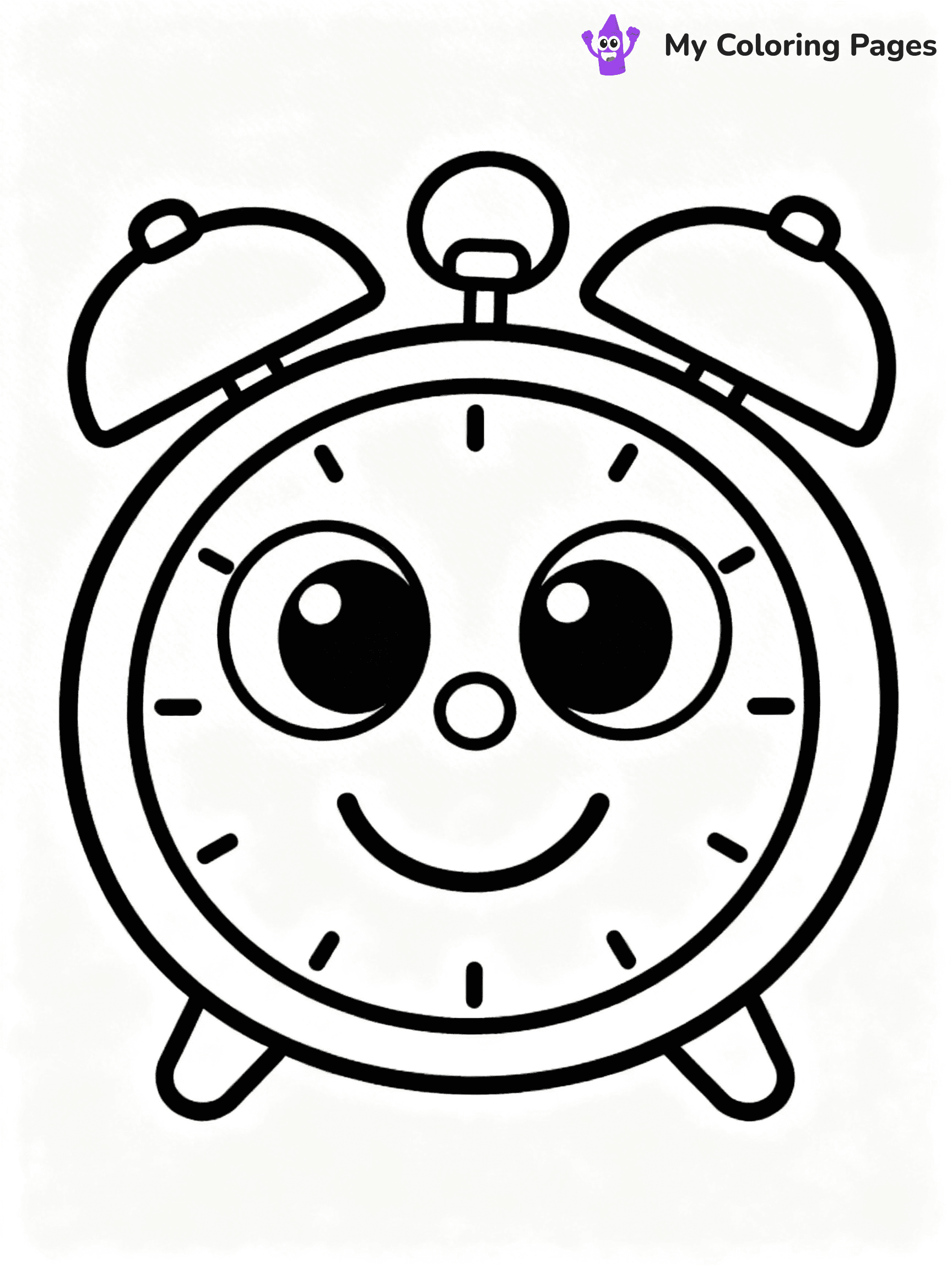 Clock Coloring Pages - 5