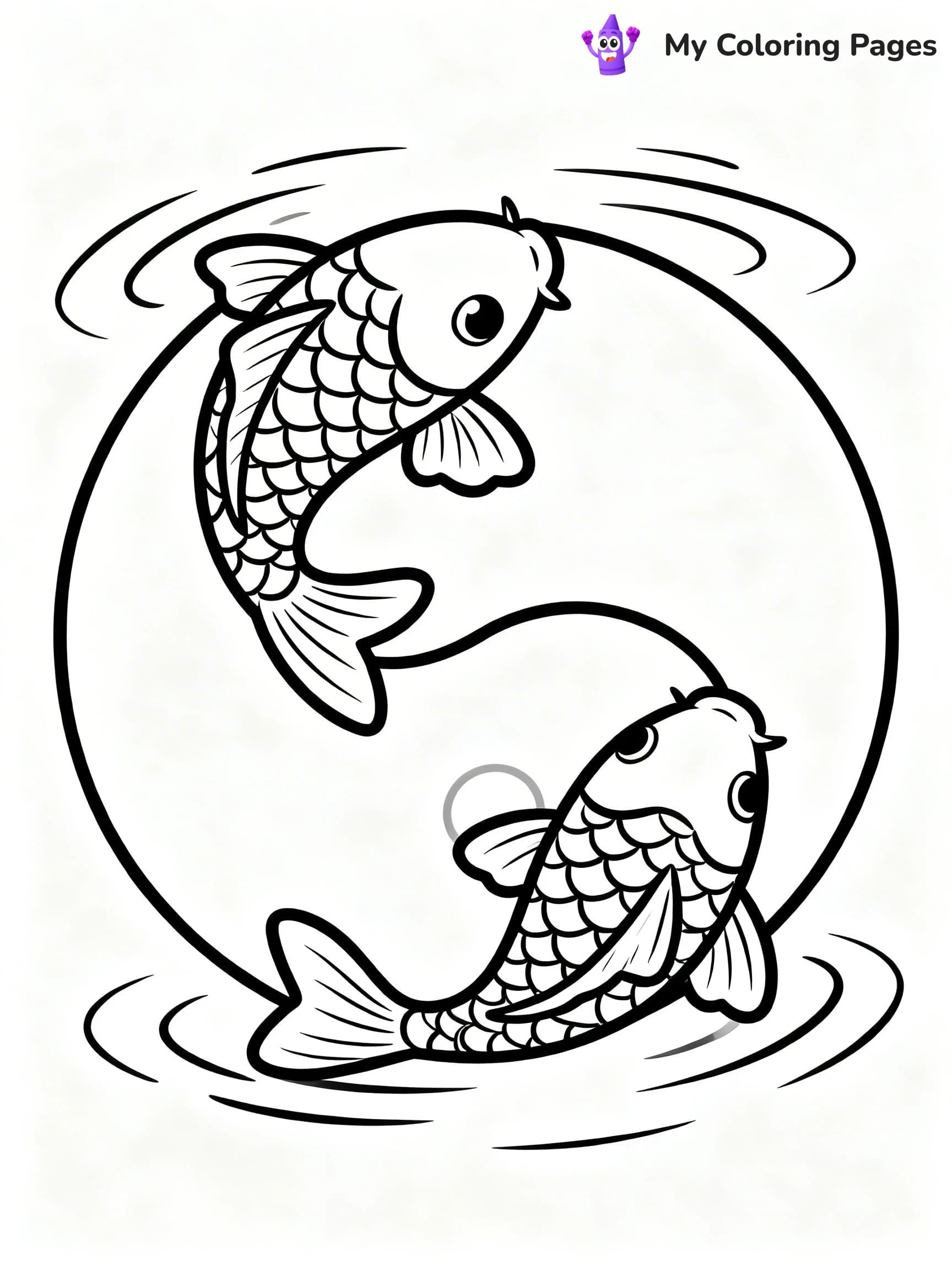 Yin Yang Coloring Pages - 11