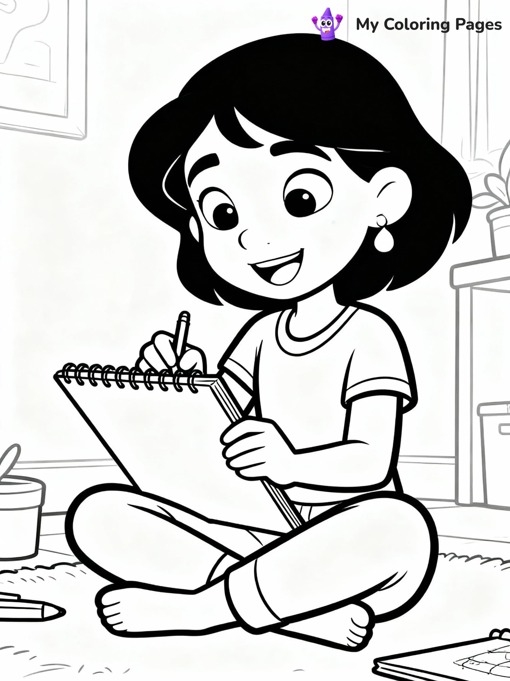 Turning Red Coloring Pages - 22