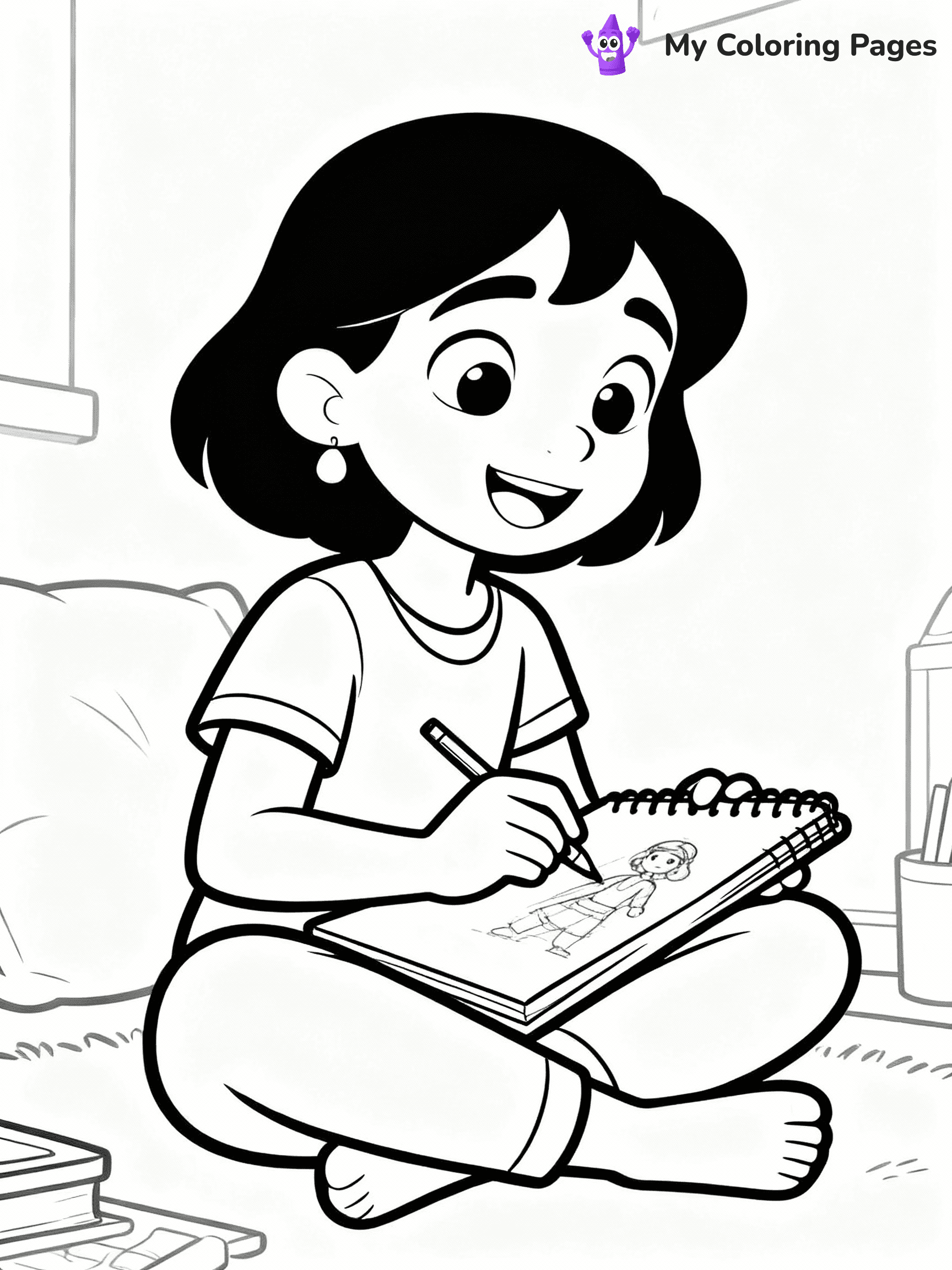 Turning Red Coloring Pages - 21