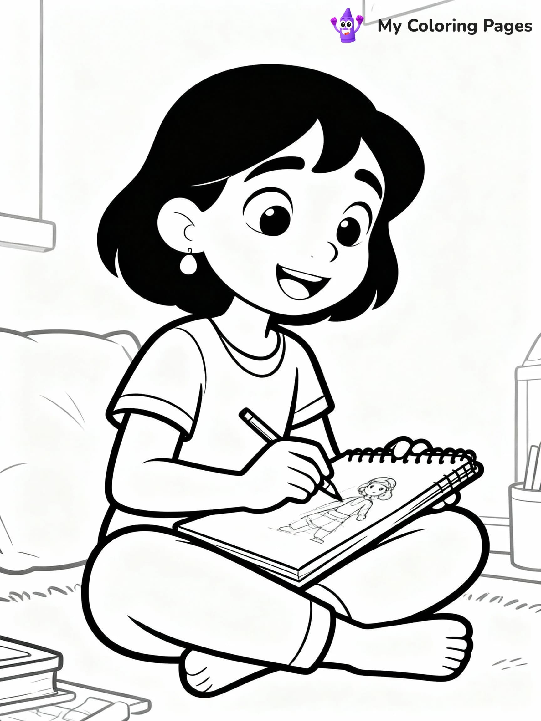 Turning Red Coloring Pages - 21