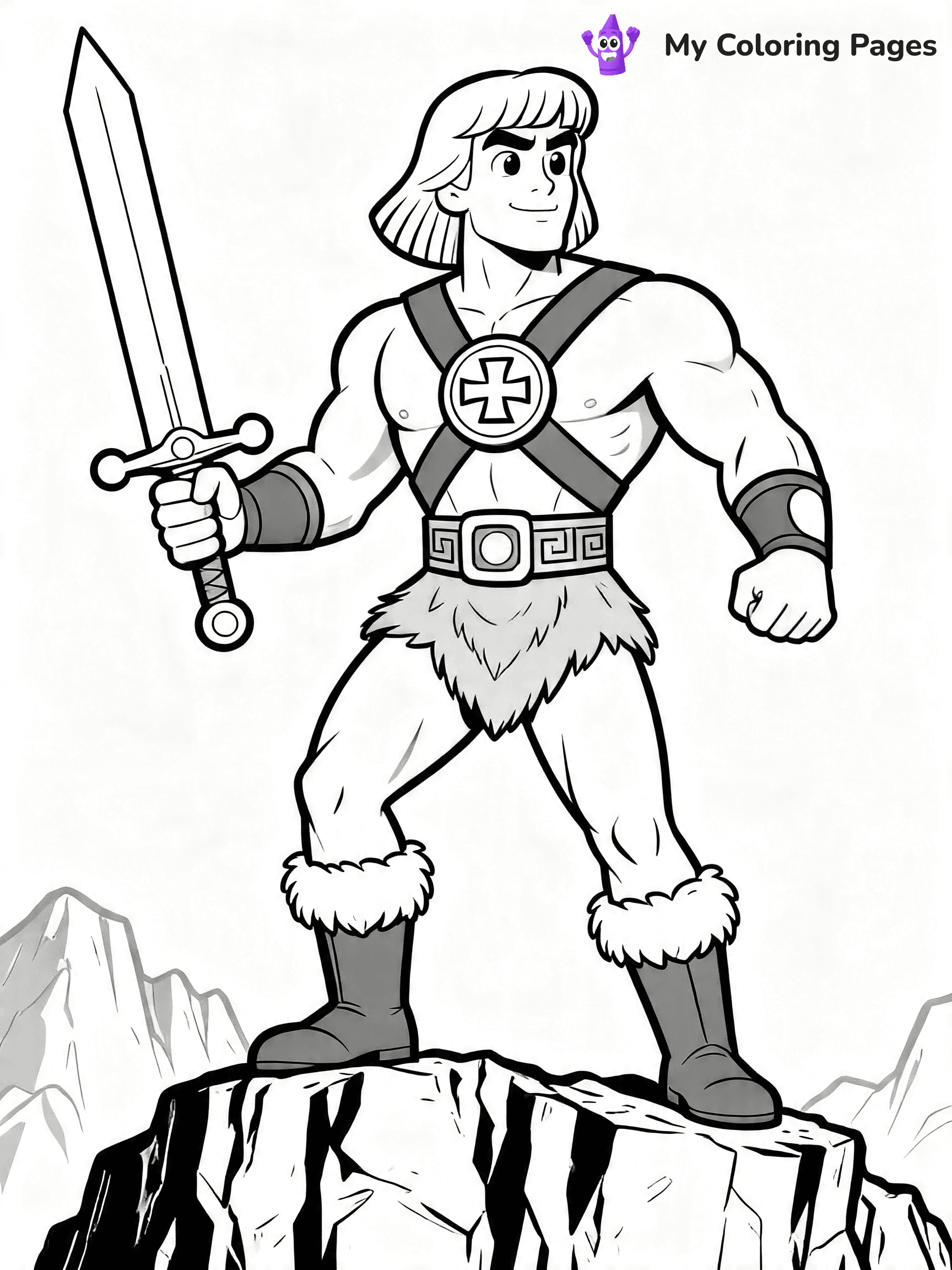 He Man Coloring Pages - 7