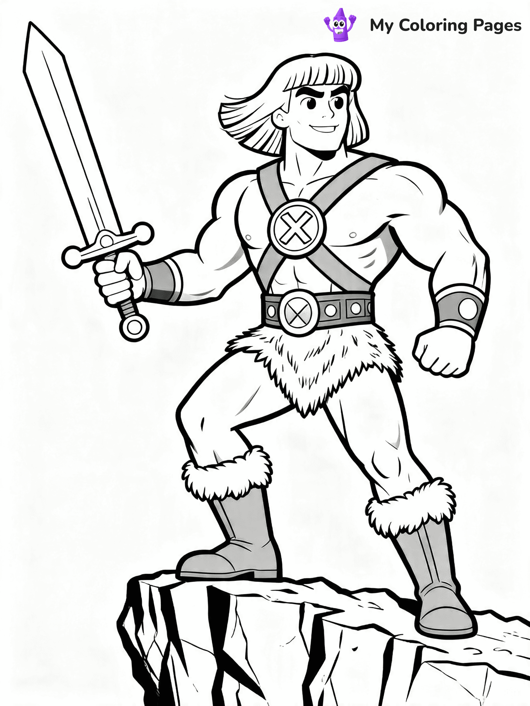 He Man Coloring Pages - 6