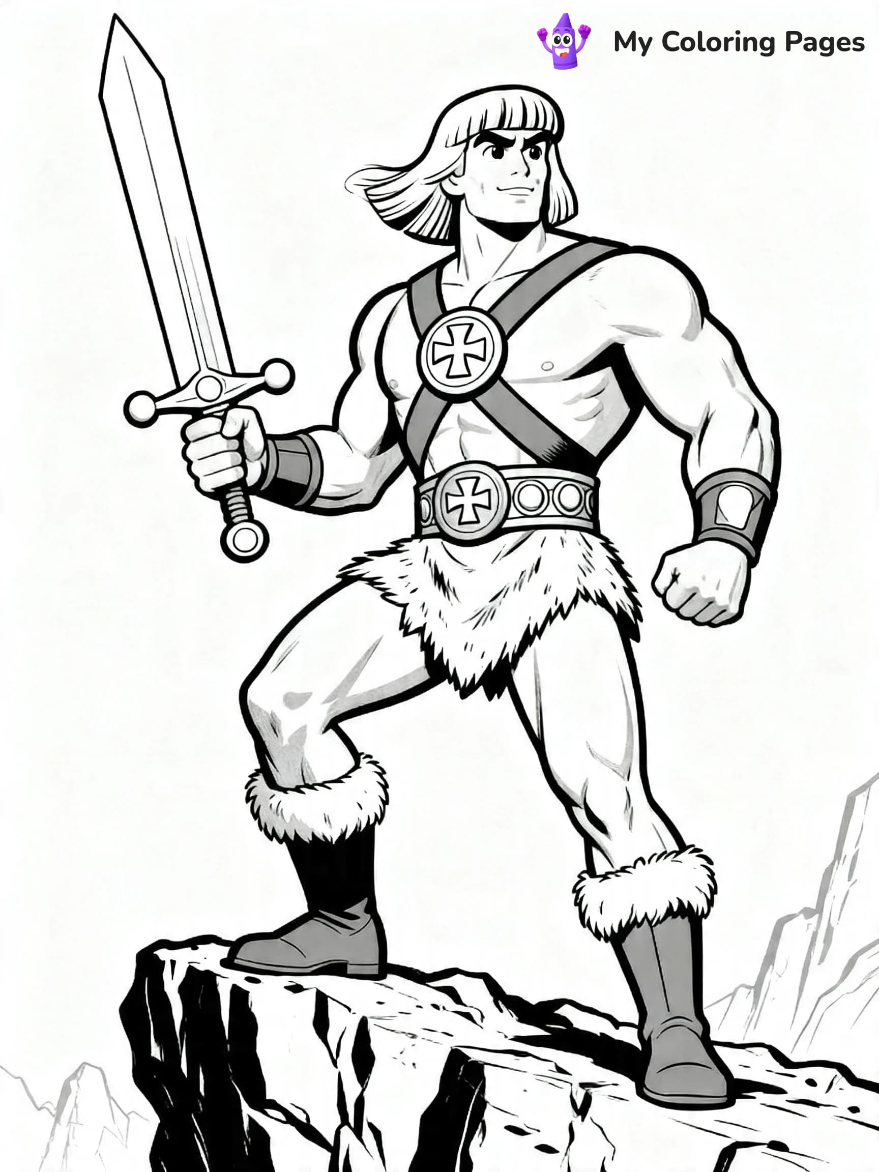 He Man Coloring Pages - 6