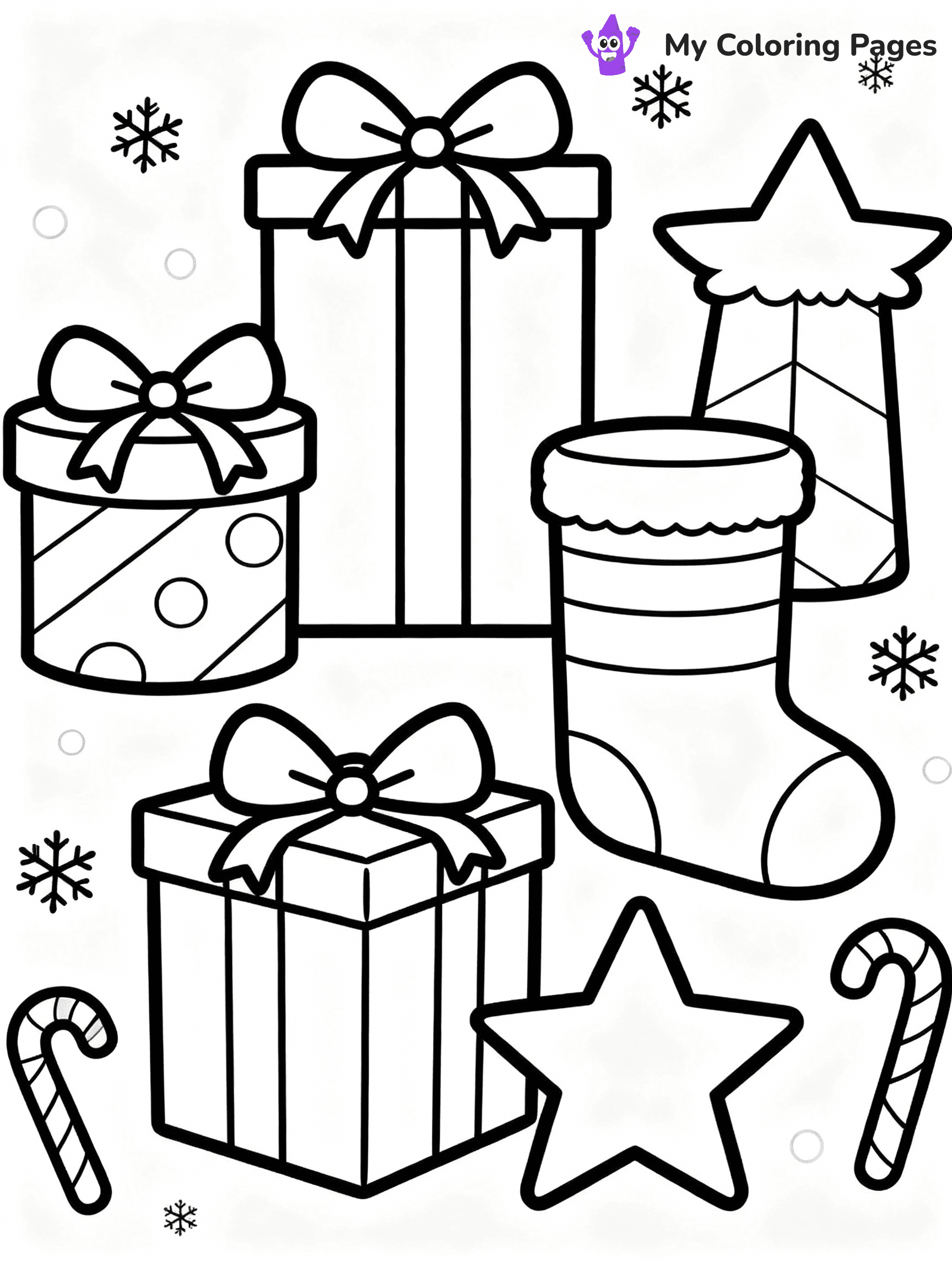 Stocking Coloring Pages - 41