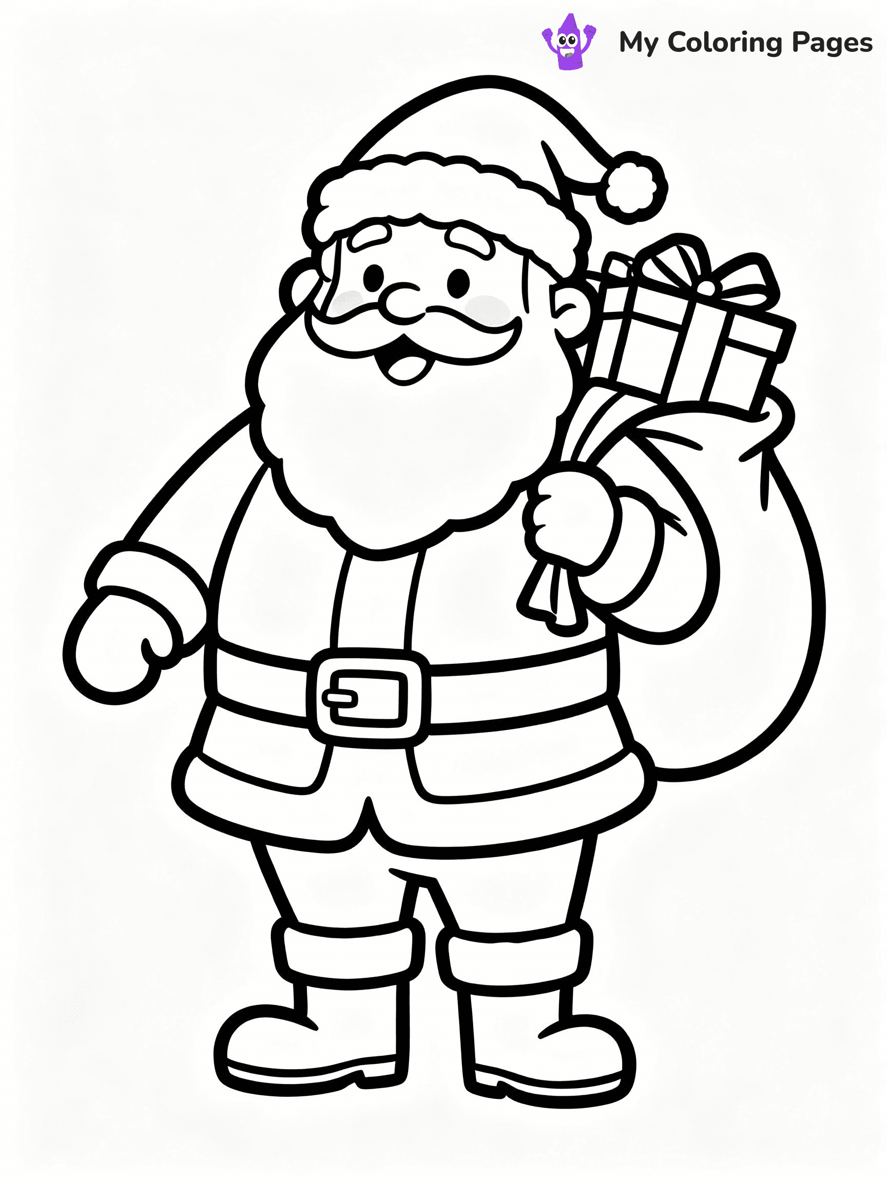 Stocking Coloring Pages - 24