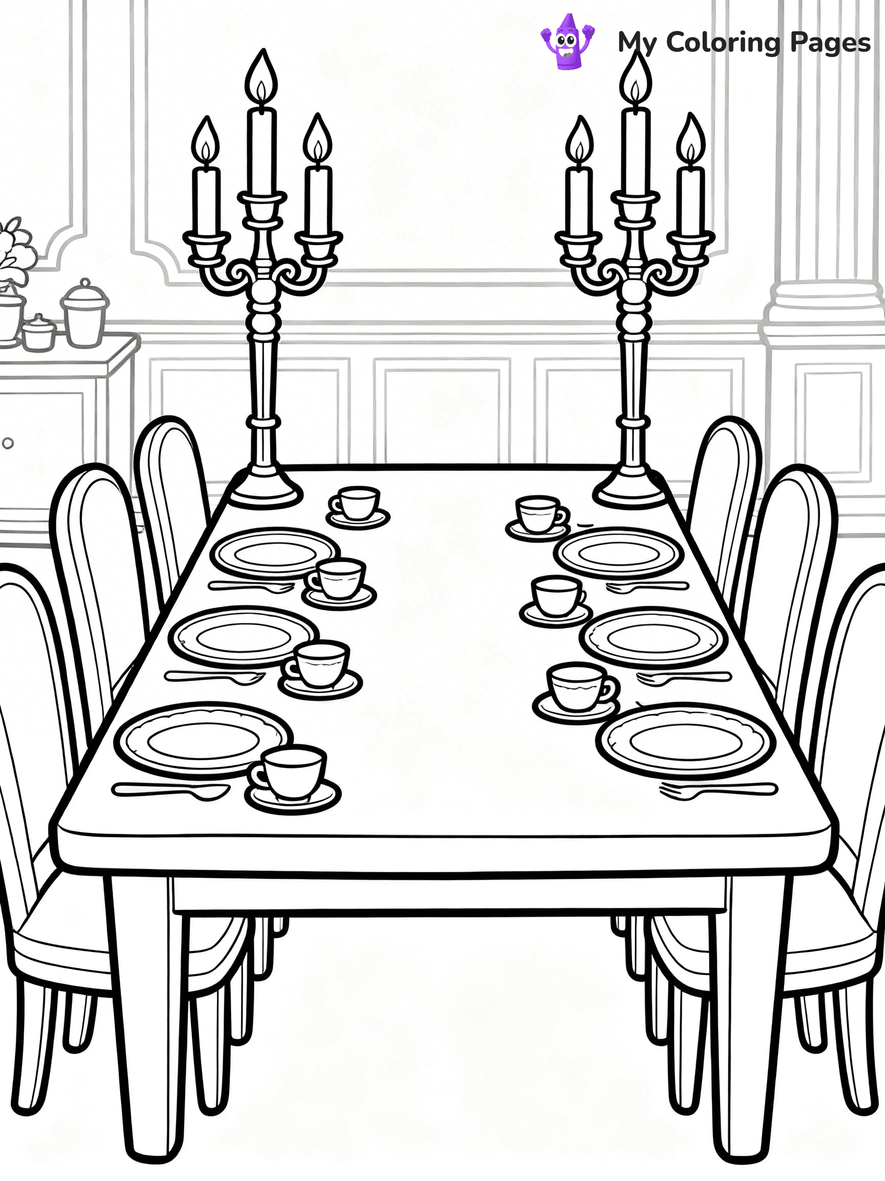 Mansion Coloring Pages - 90