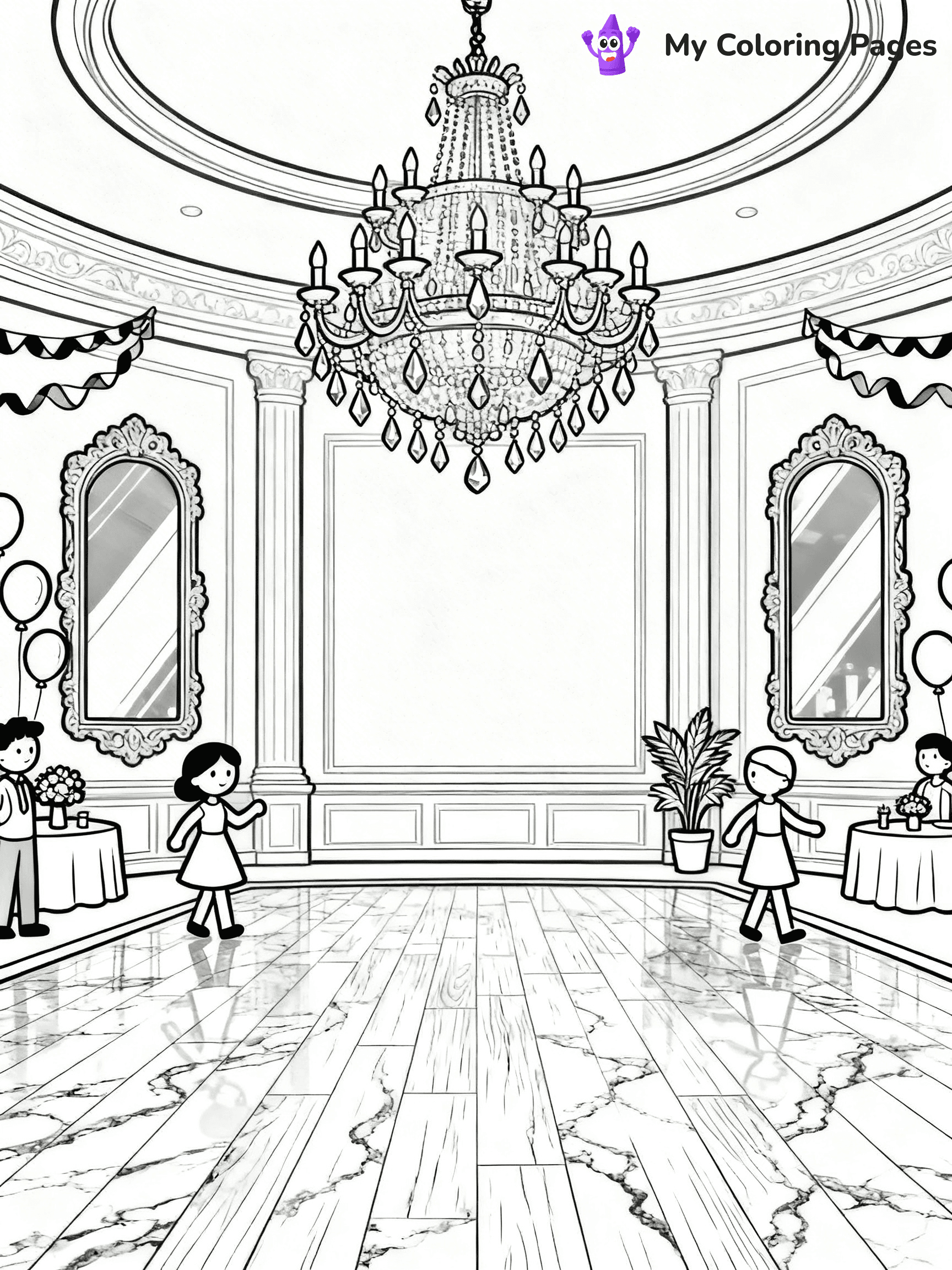 Mansion Coloring Pages - 81