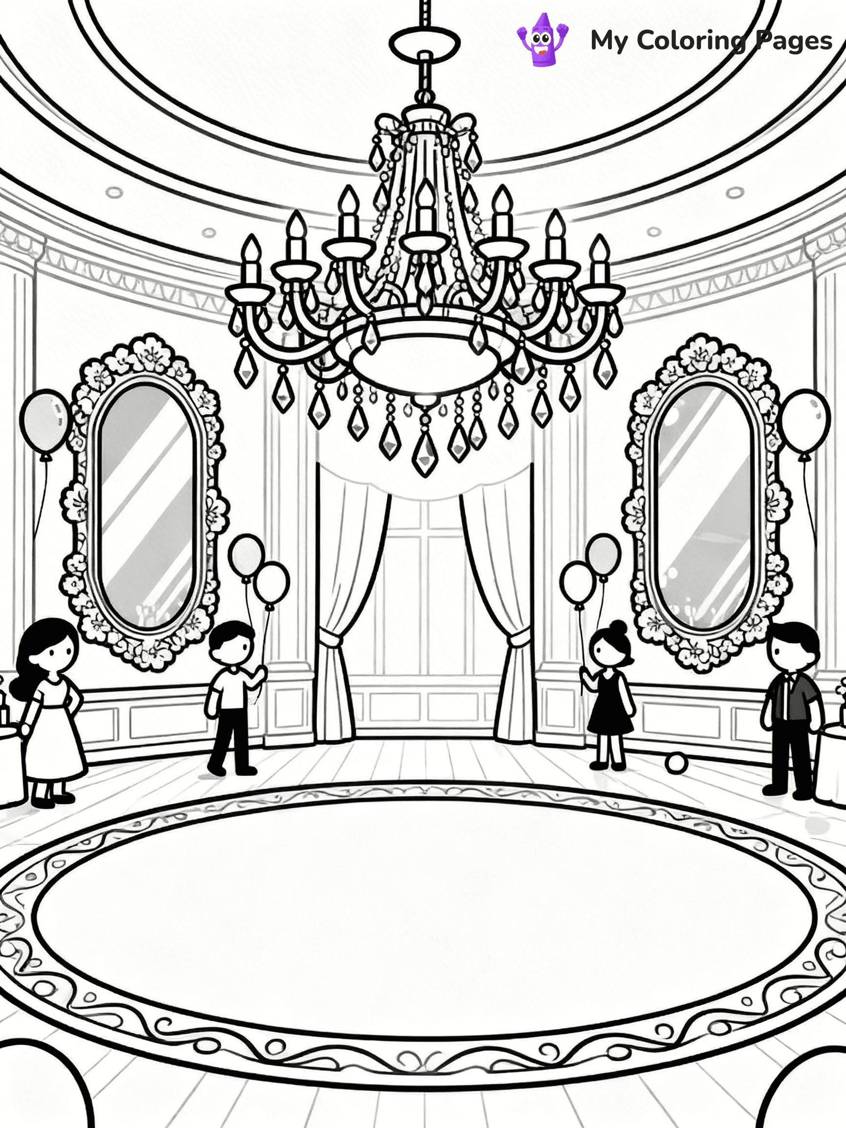 Mansion Coloring Pages - 80