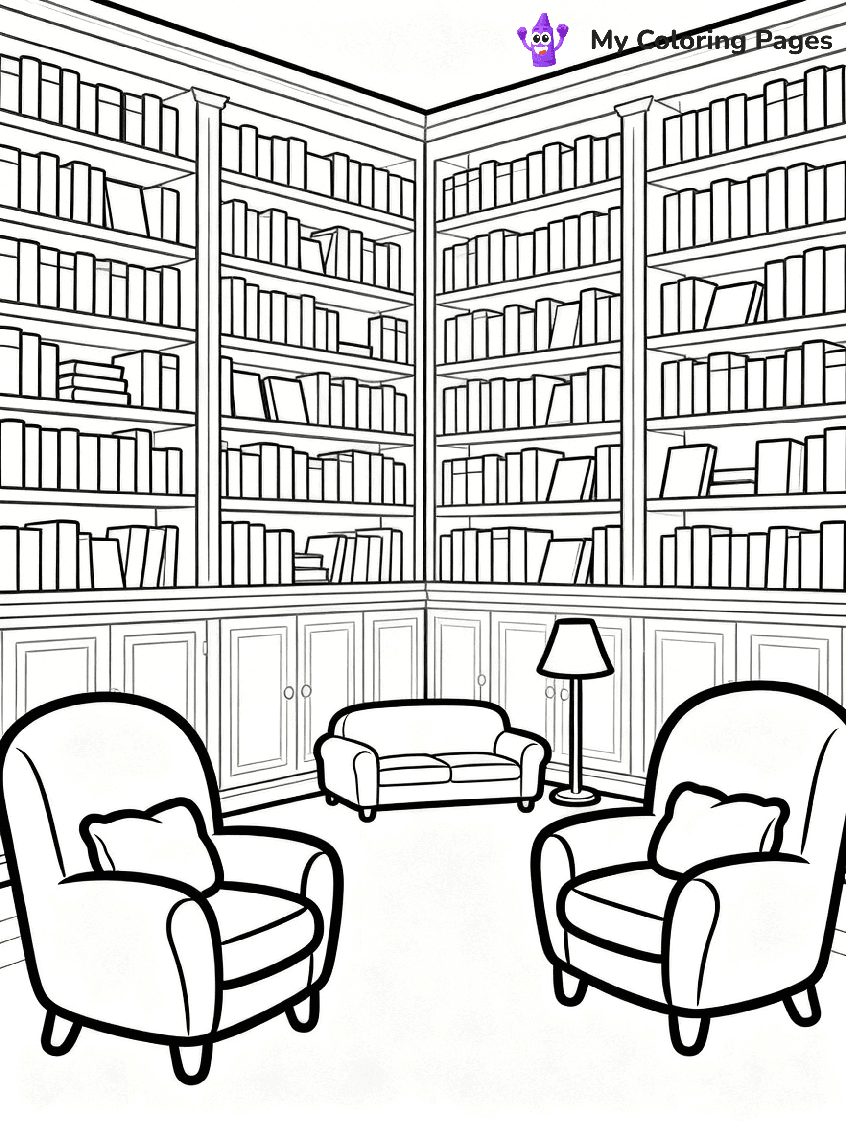 Mansion Coloring Pages - 77