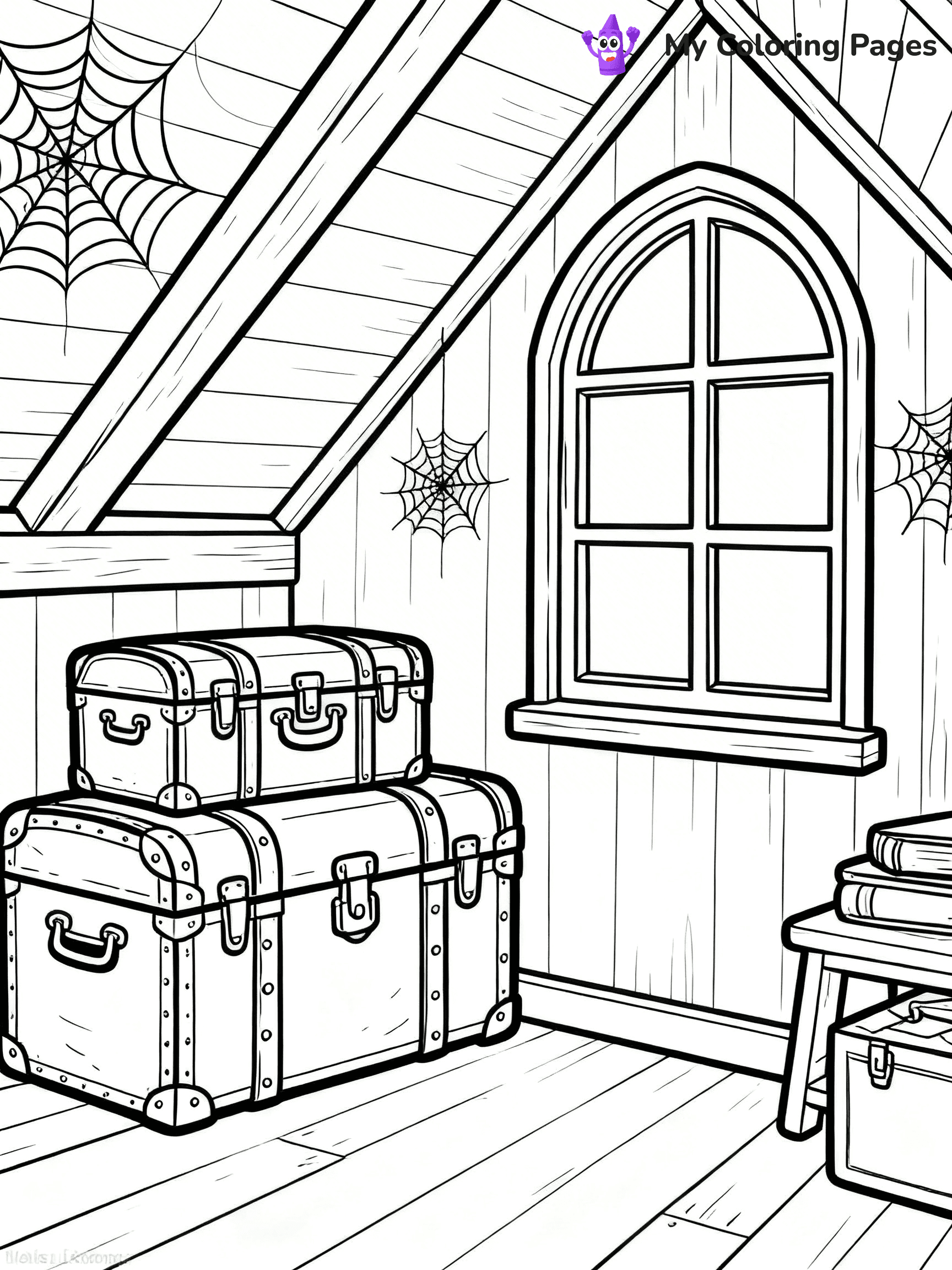 Mansion Coloring Pages - 52