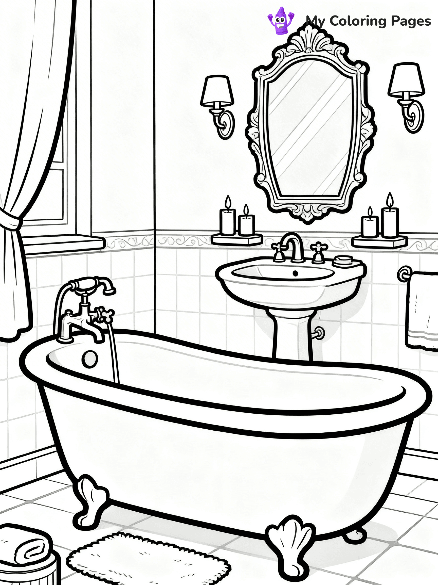 Mansion Coloring Pages - 46