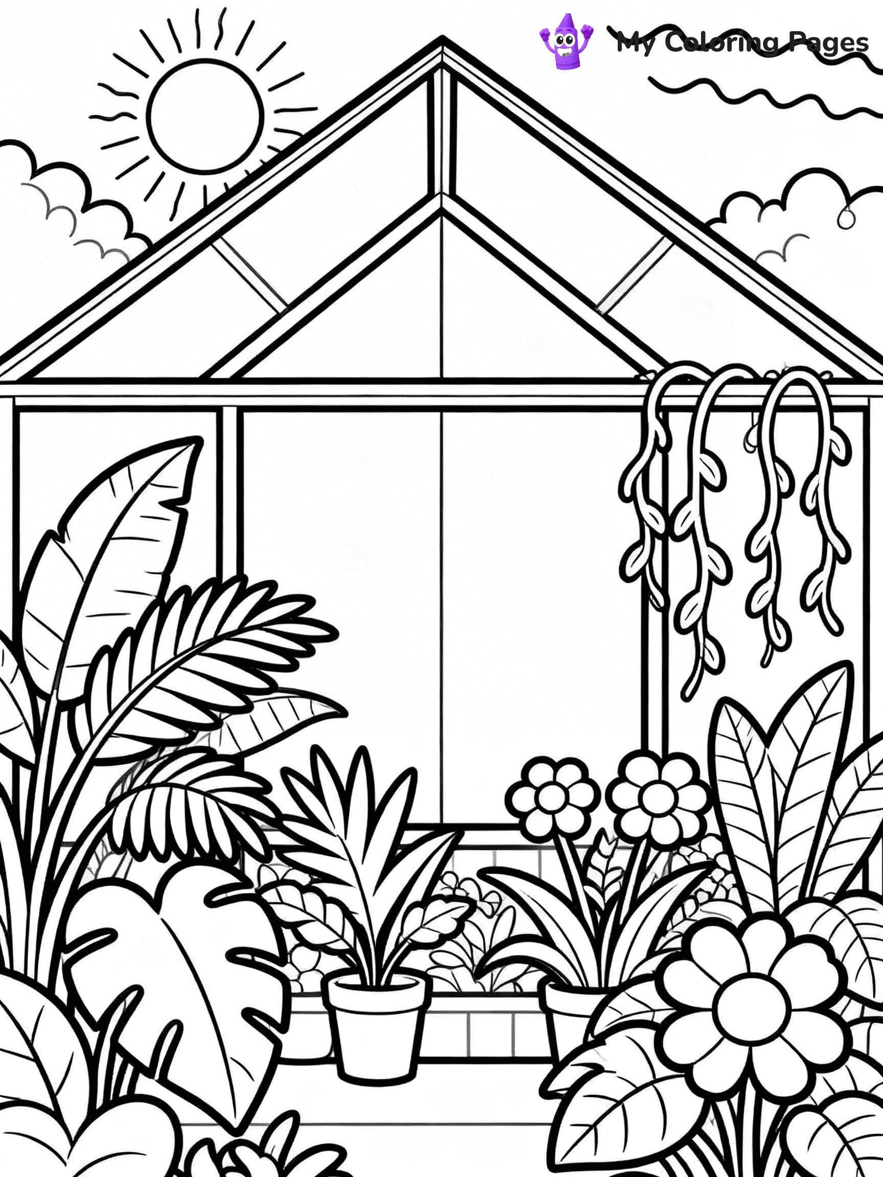 Mansion Coloring Pages - 43