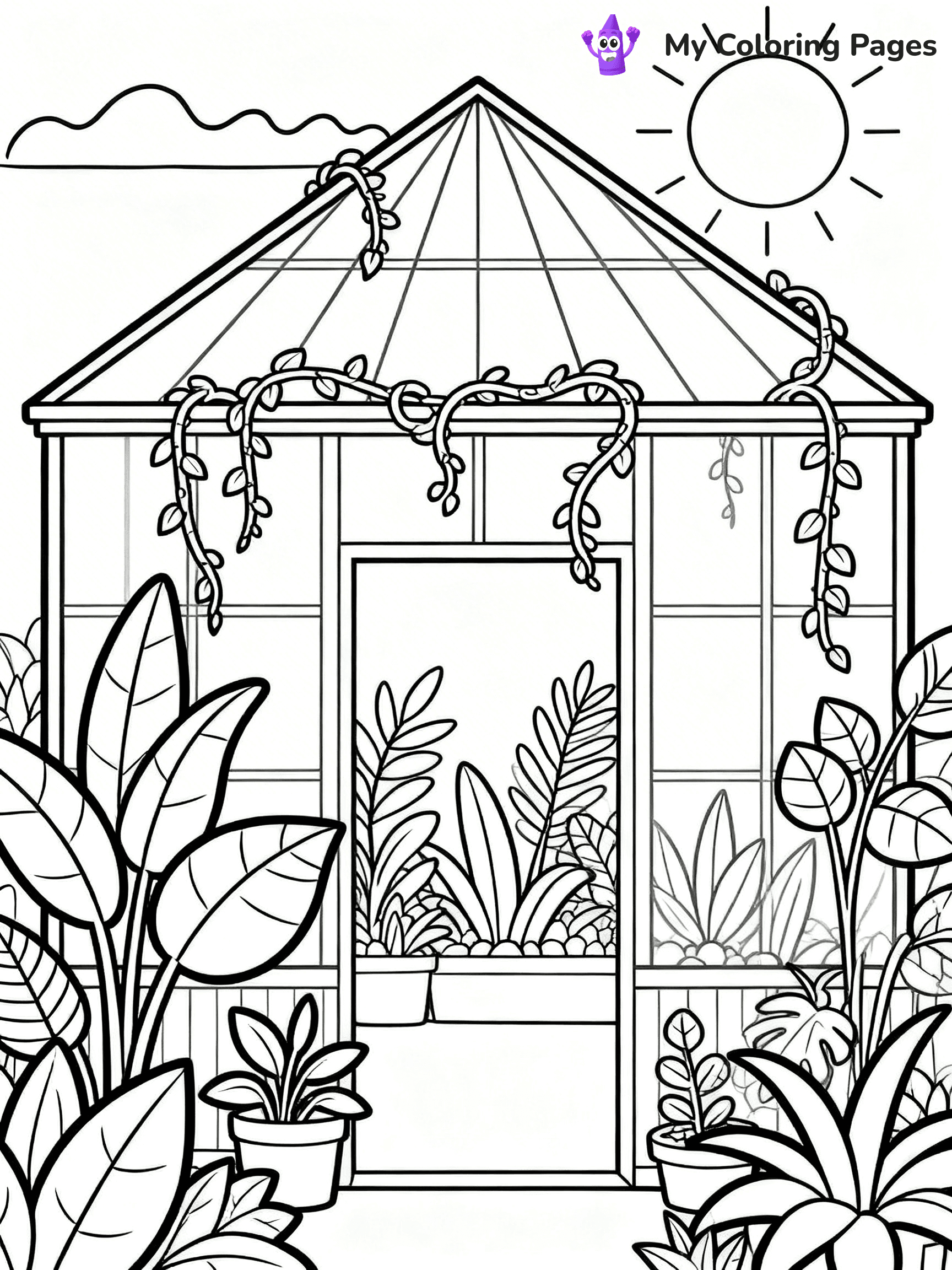 Mansion Coloring Pages - 41