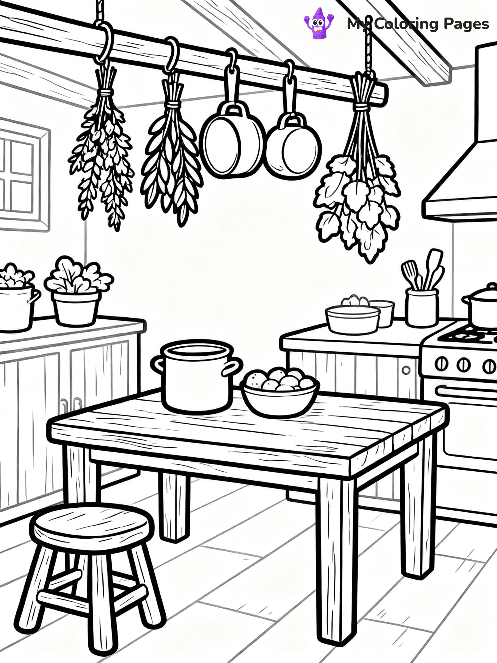 Mansion Coloring Pages - 20