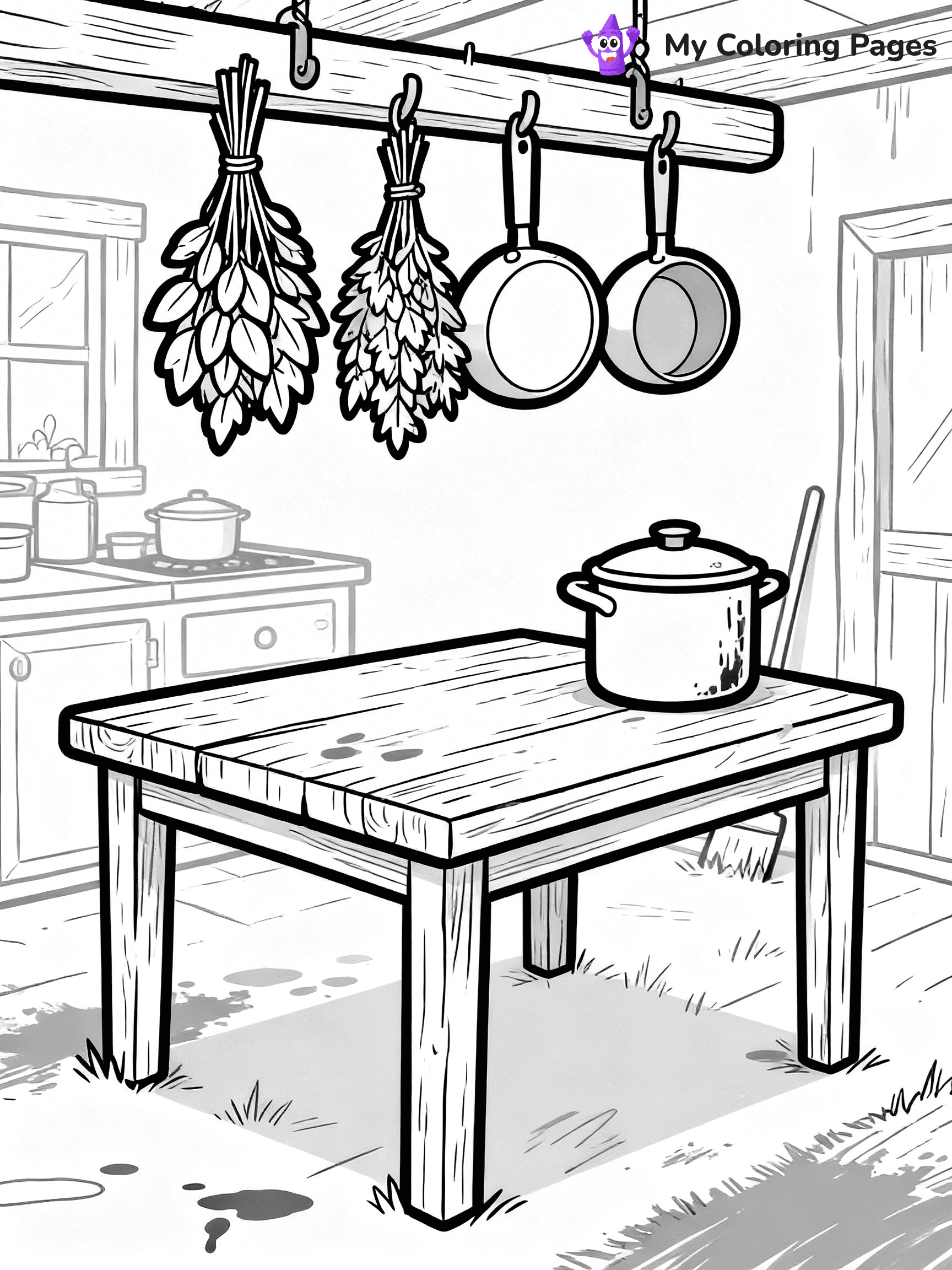 Mansion Coloring Pages - 18