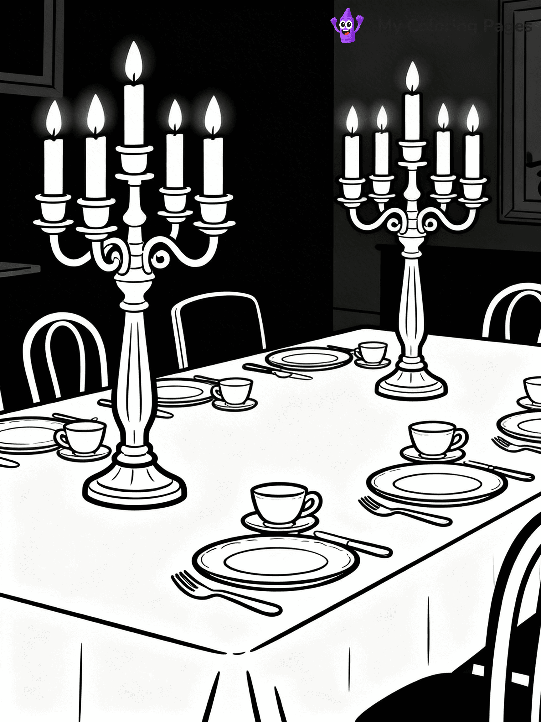 Mansion Coloring Pages - 6
