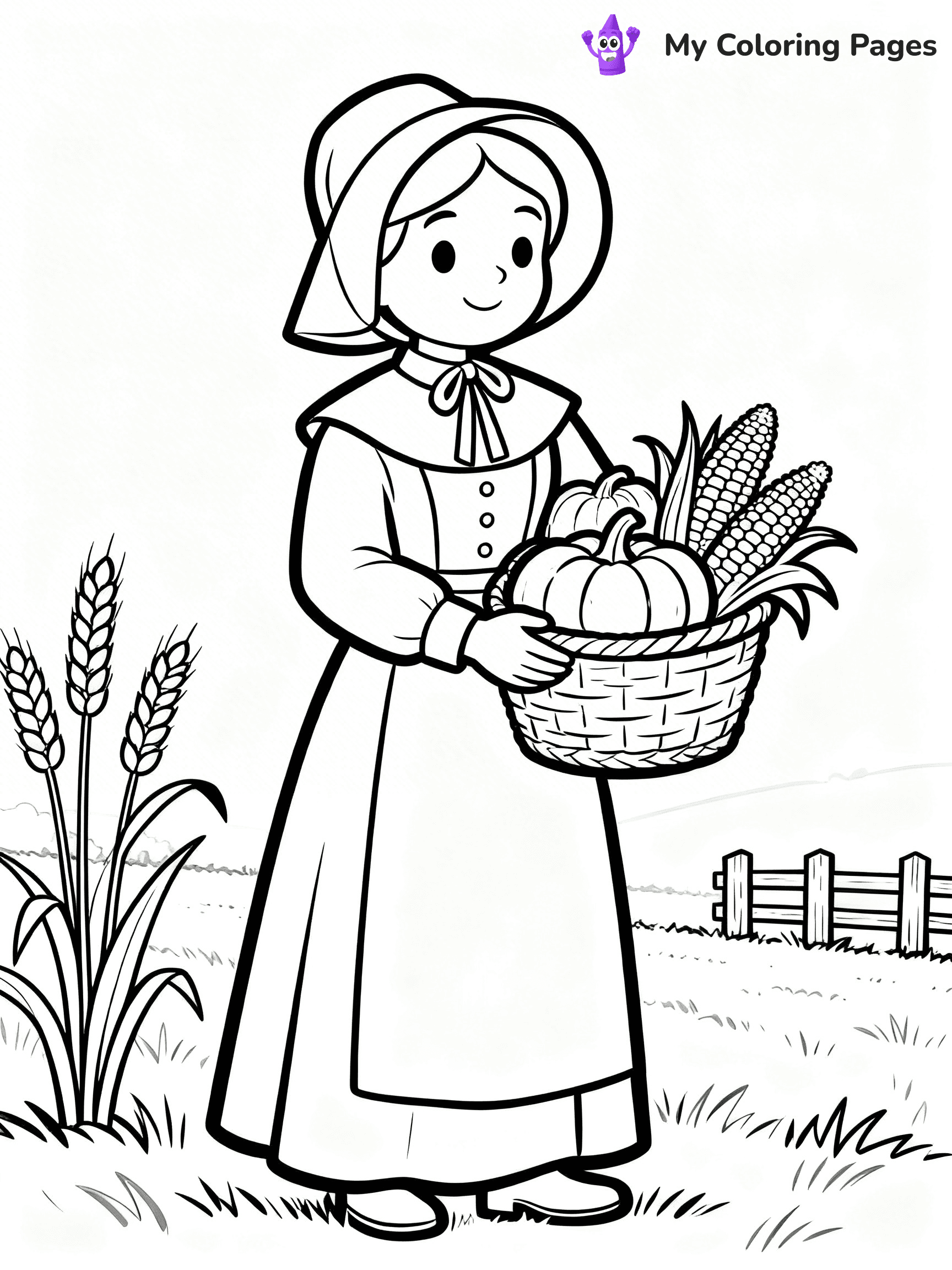 Pilgrim Coloring Pages - 34