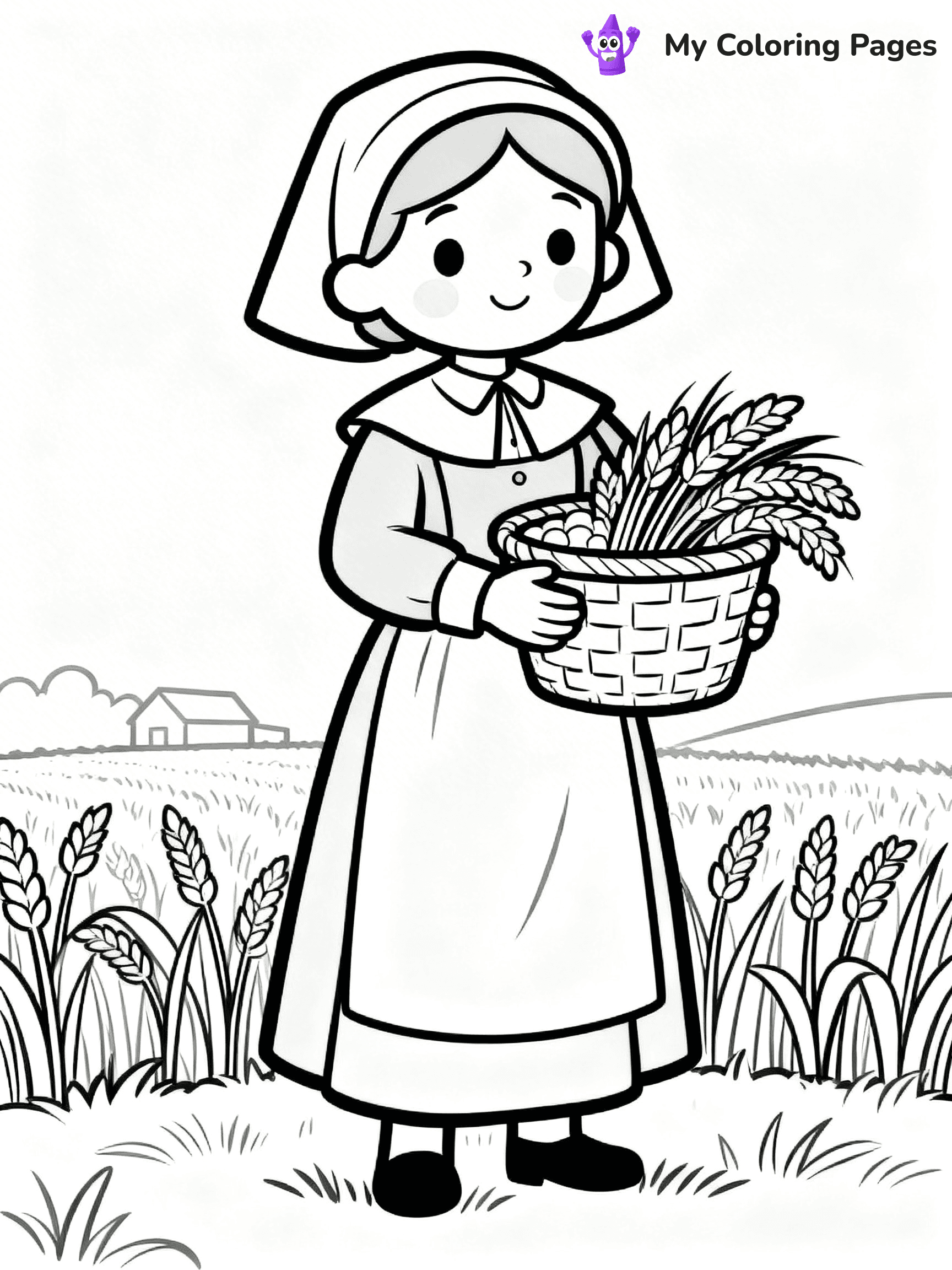 Pilgrim Coloring Pages - 33