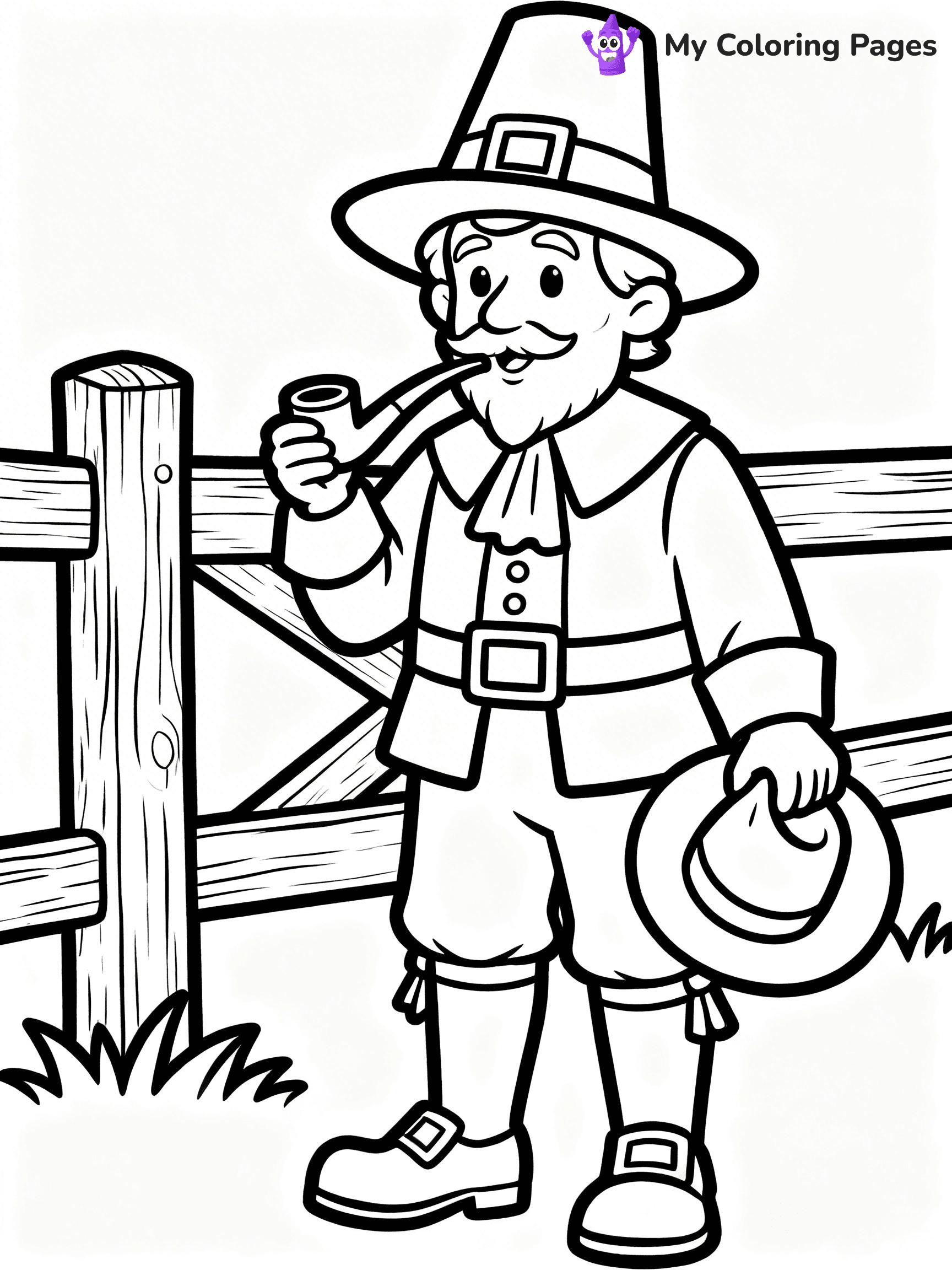 Pilgrim Coloring Pages - 30