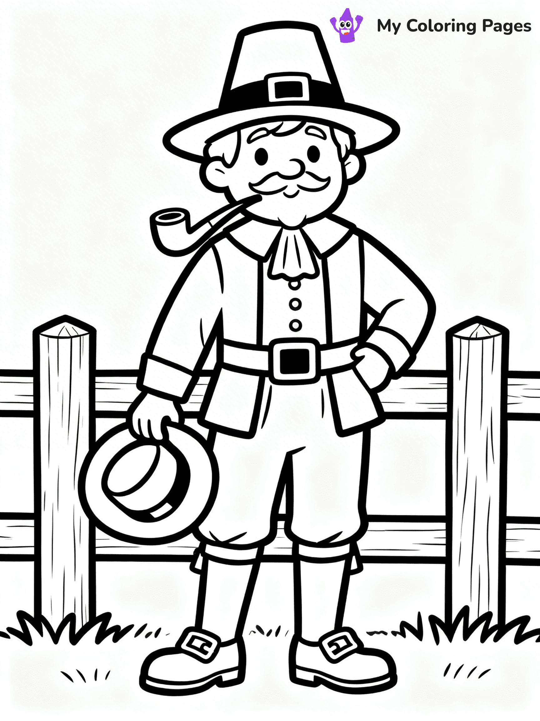 Pilgrim Coloring Pages - 27