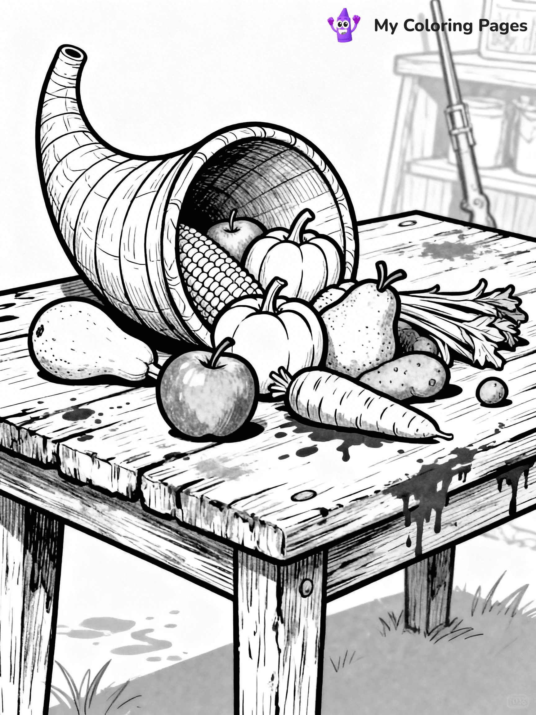 Pilgrim Coloring Pages - 11