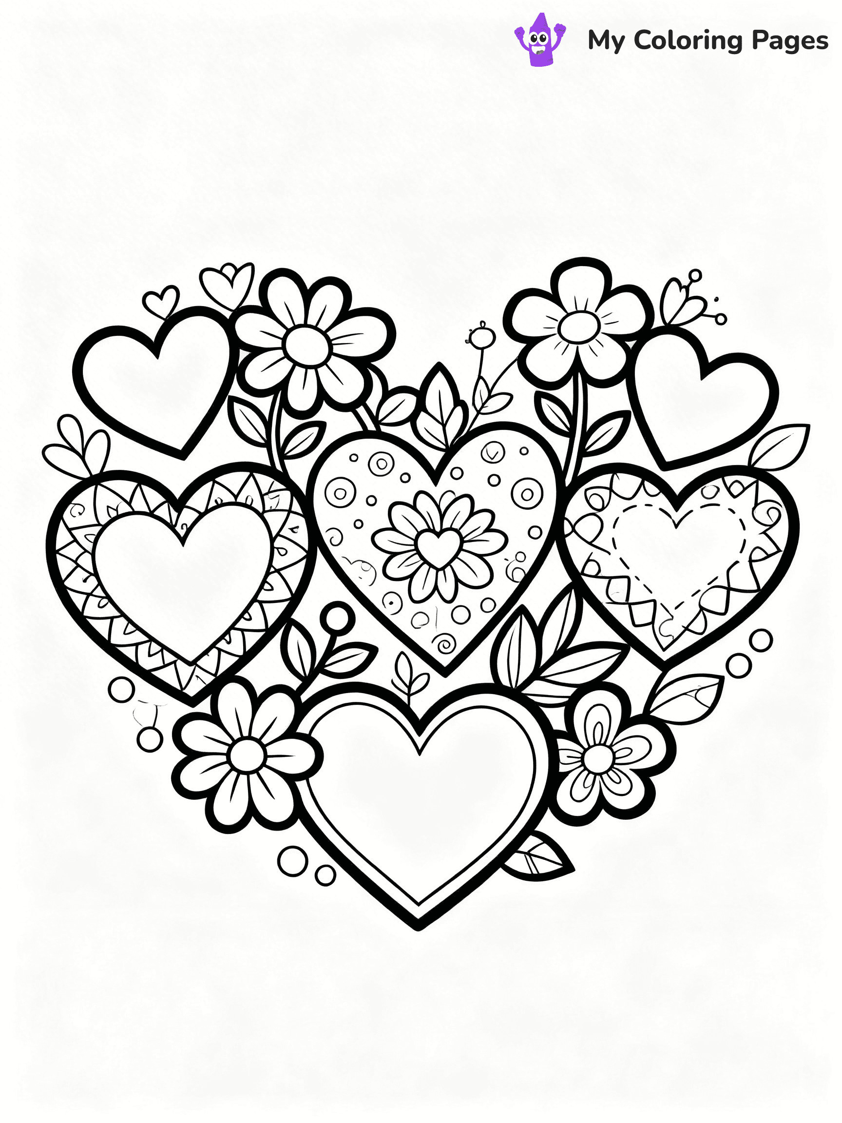 February Coloring Pages - 1
