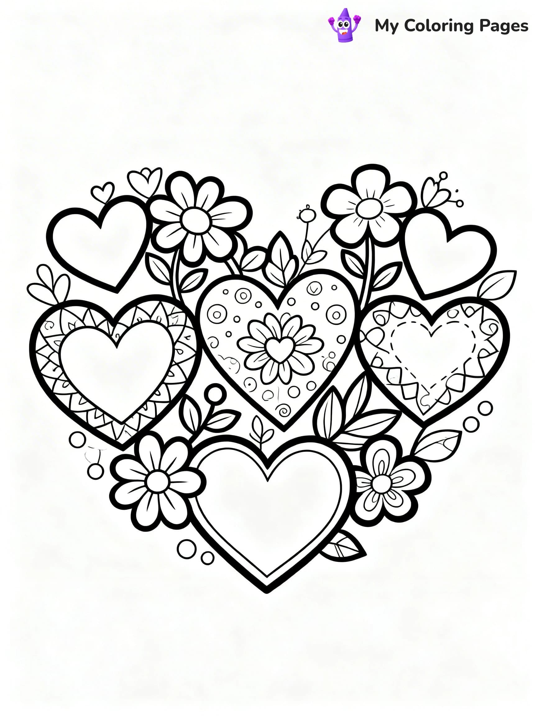 February Coloring Pages - 1