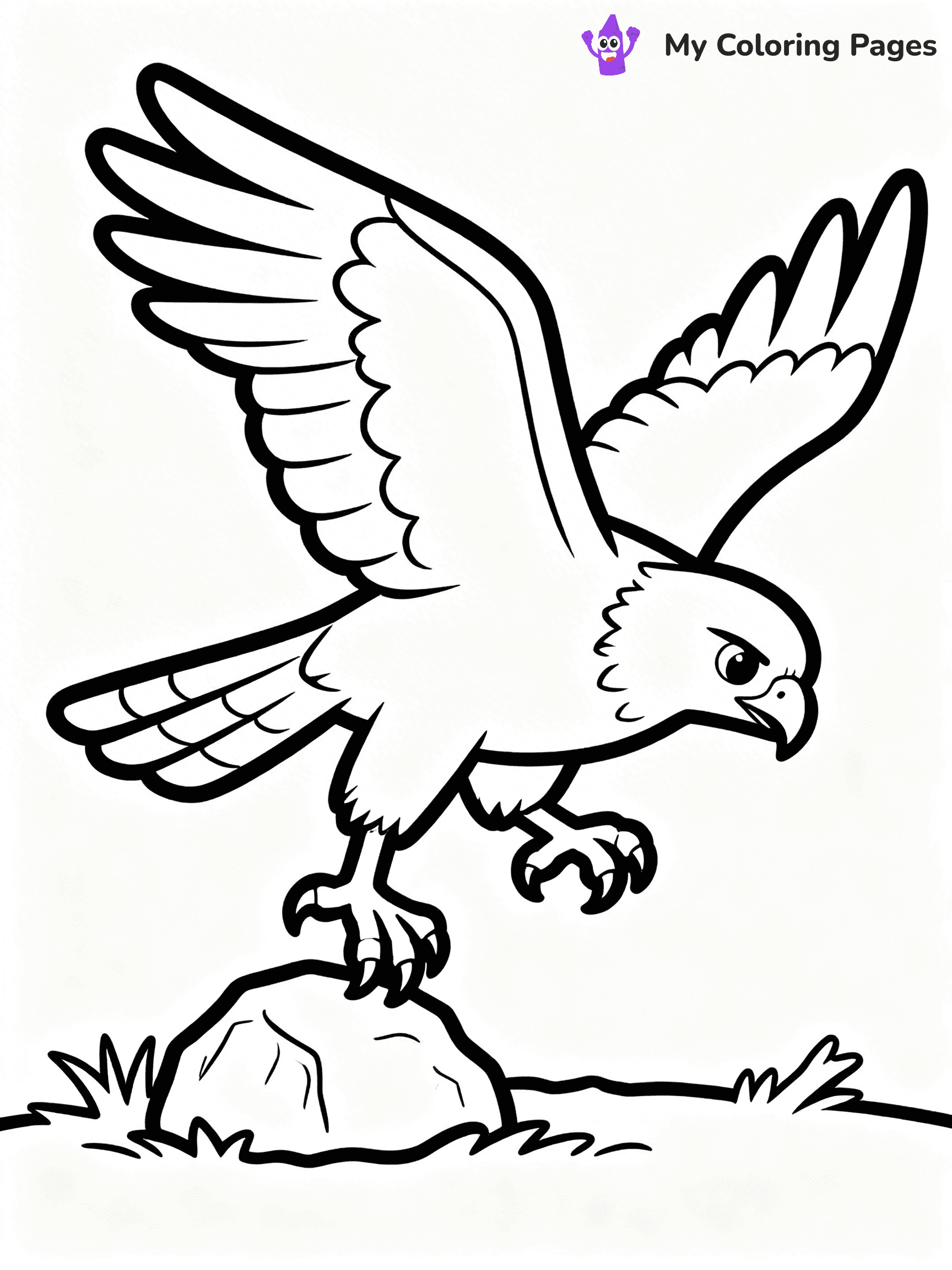 Hawk Coloring Pages - 23