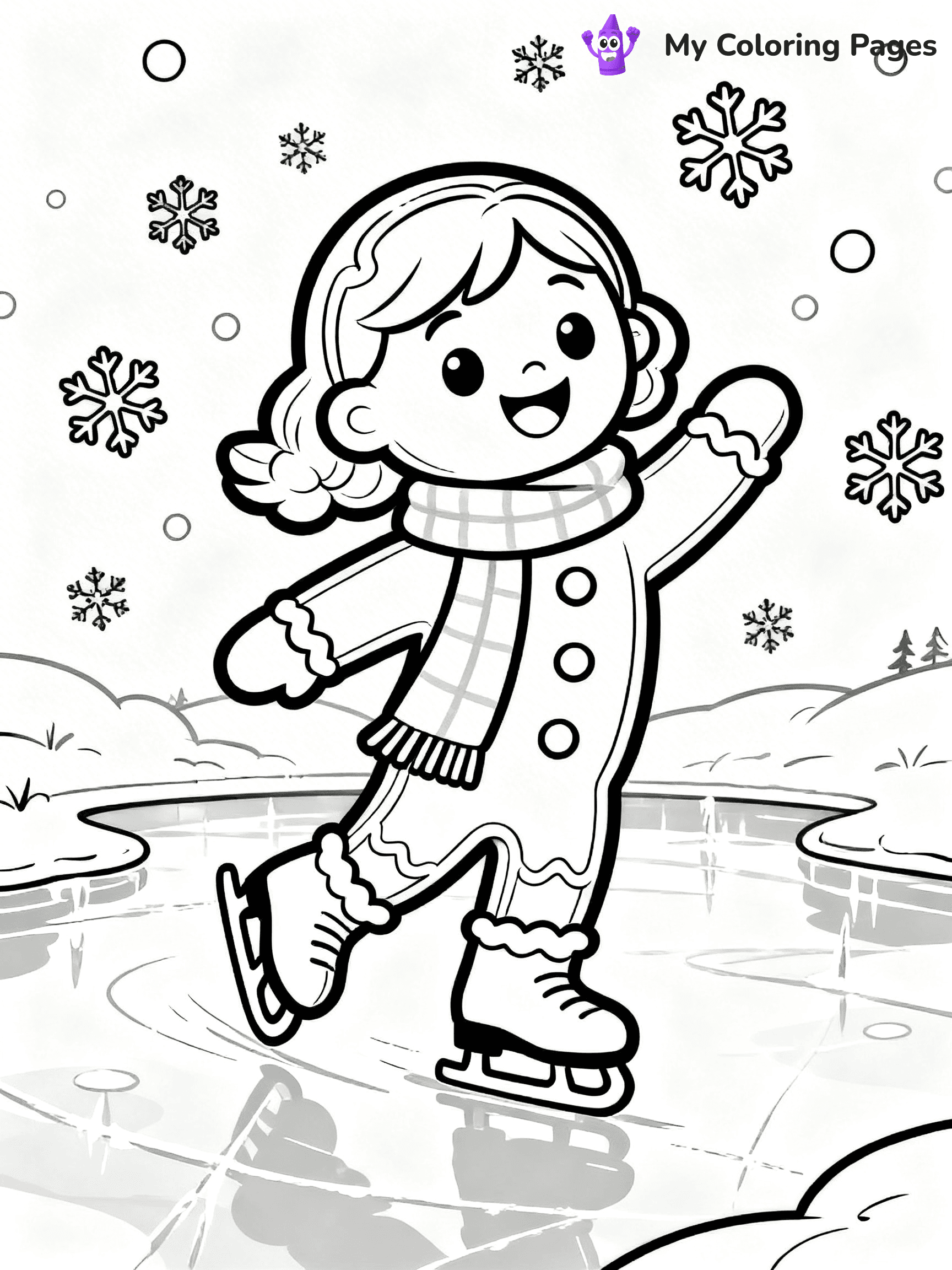 Gingerbread Girl Coloring Pages - 12