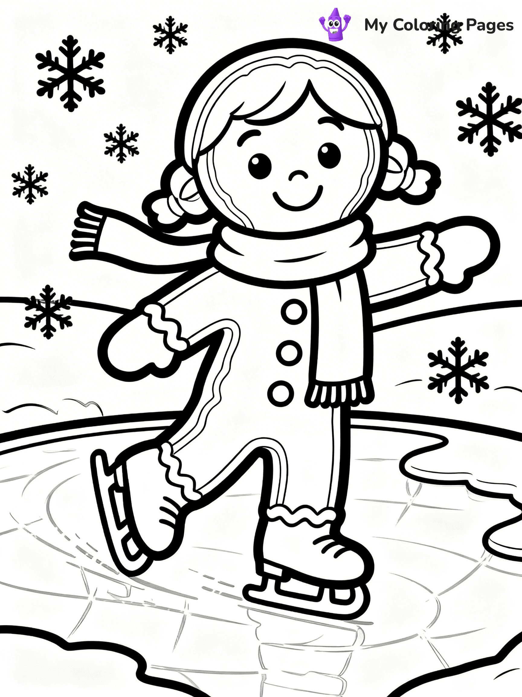 Gingerbread Girl Coloring Pages - 10