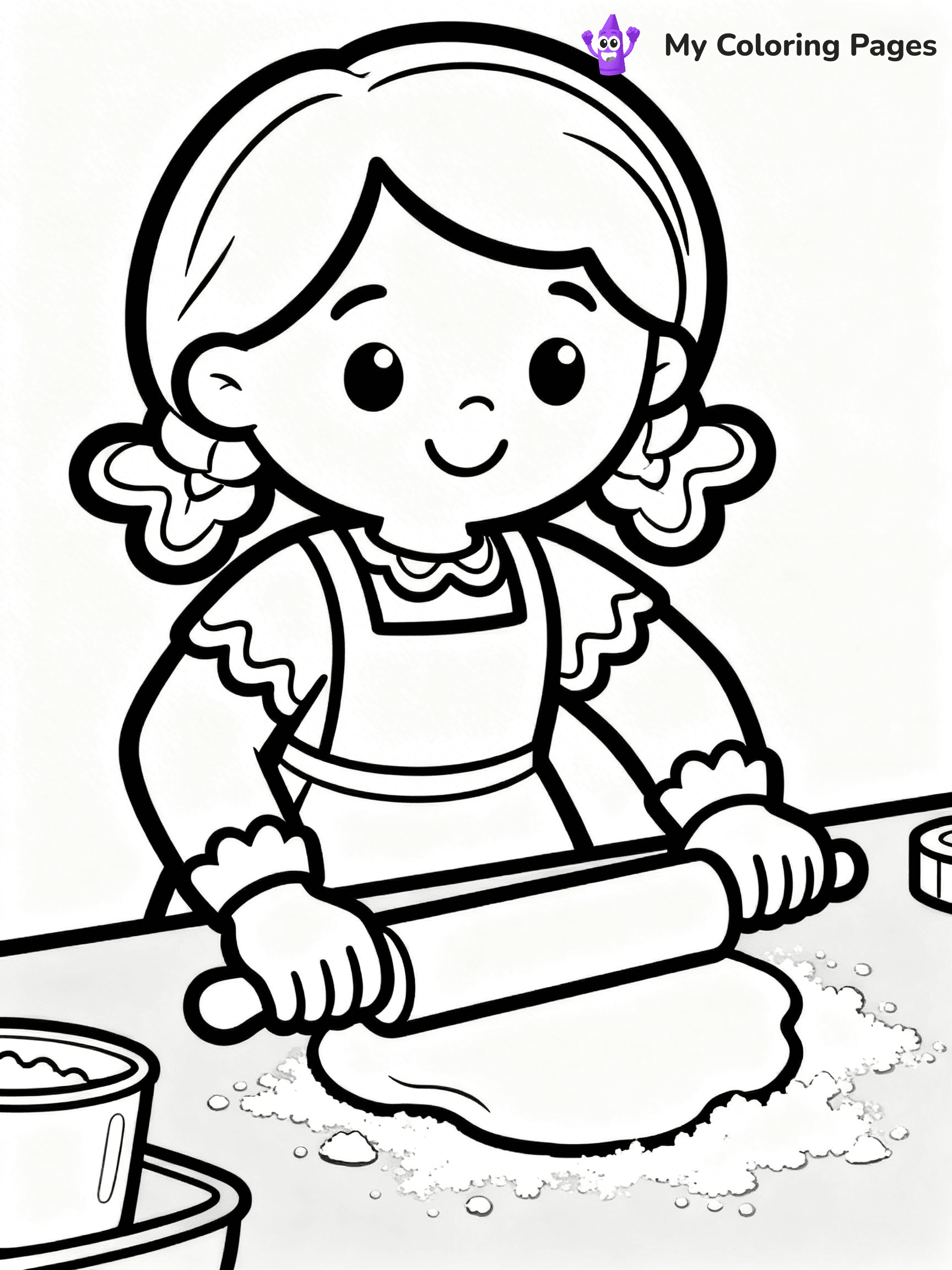 Gingerbread Girl Coloring Pages - 5