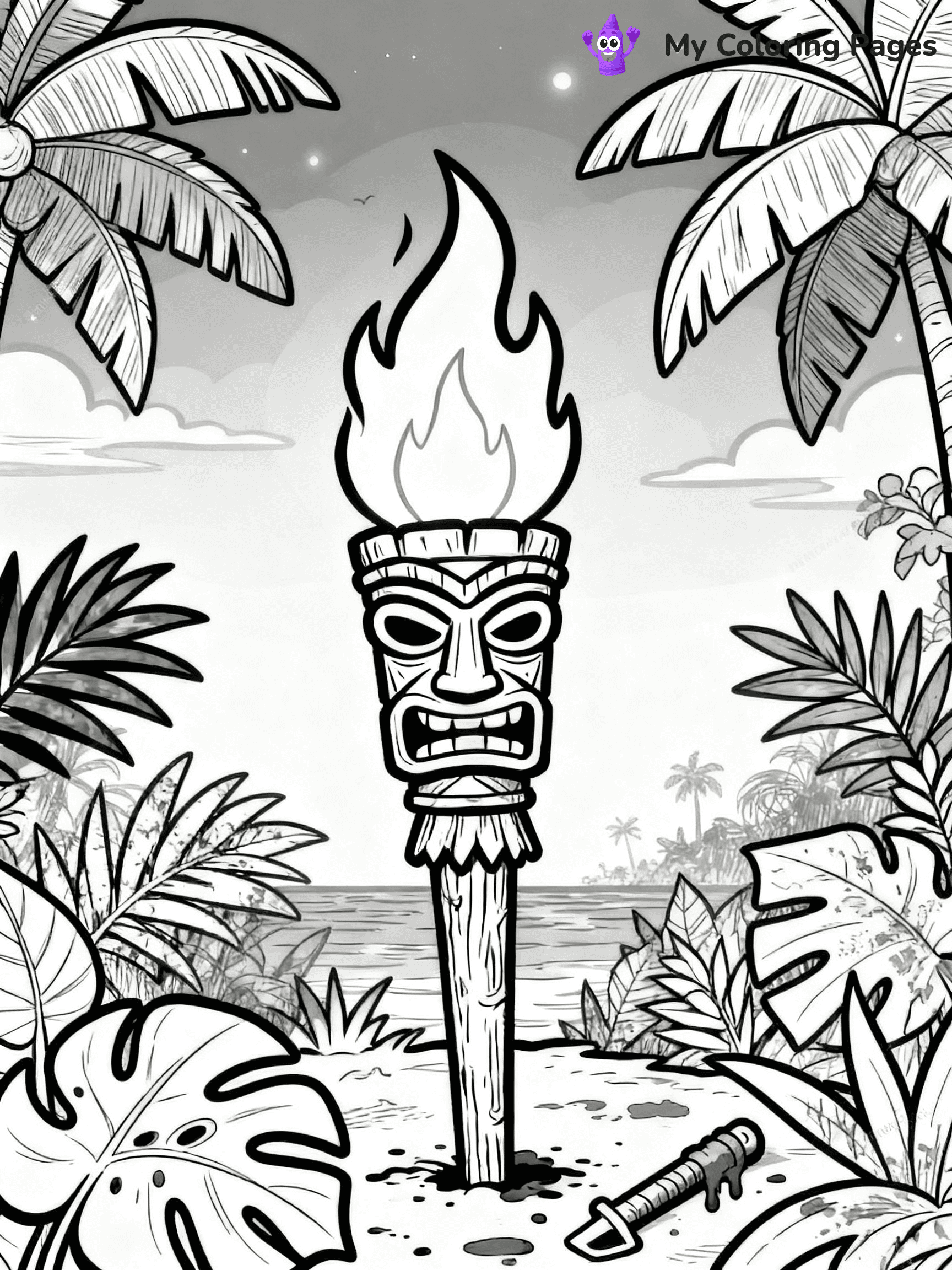 Aloha Coloring Pages - 2