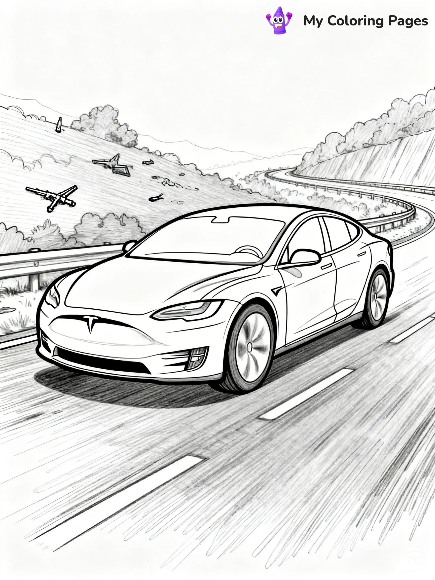 Tesla Coloring Pages - 21