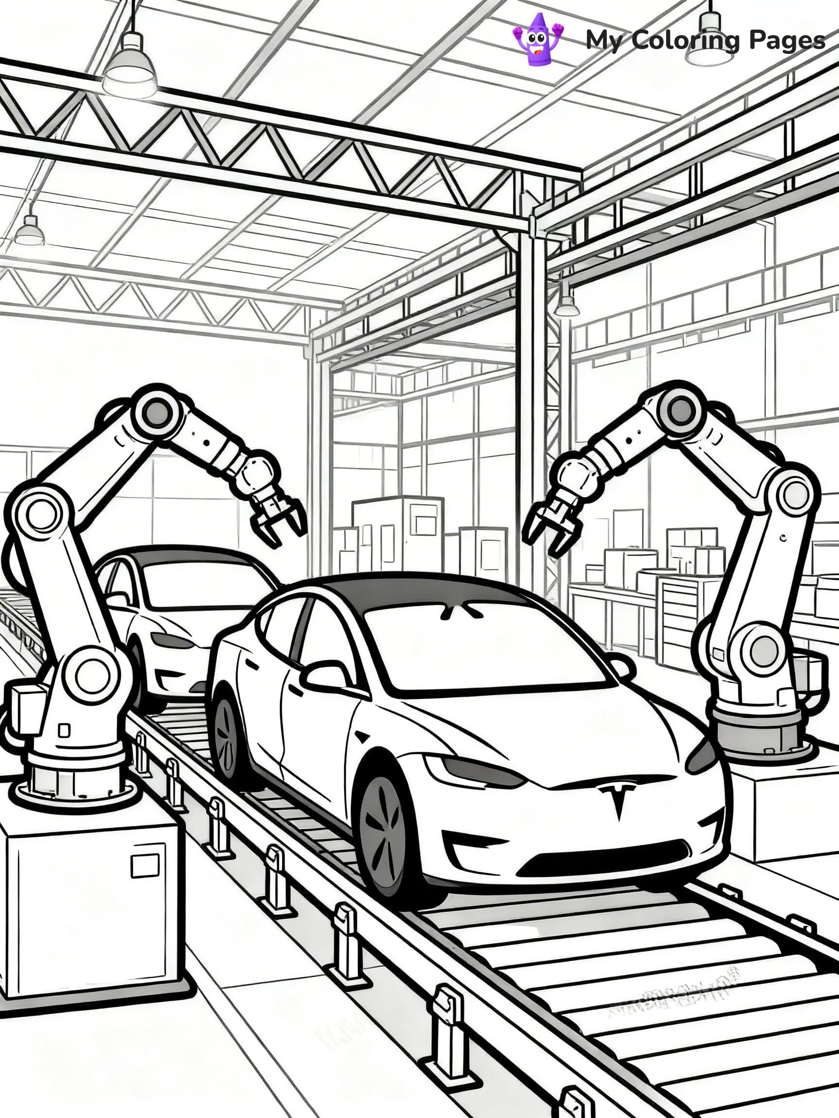 Tesla Coloring Pages - 17