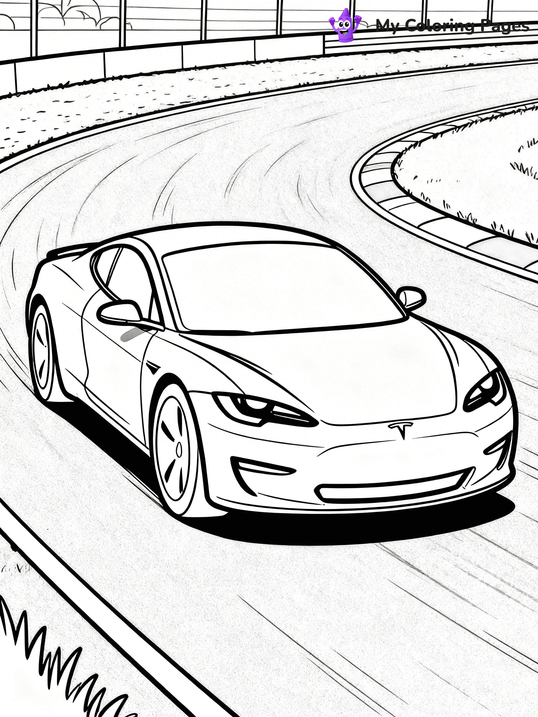 Tesla Coloring Pages - 2